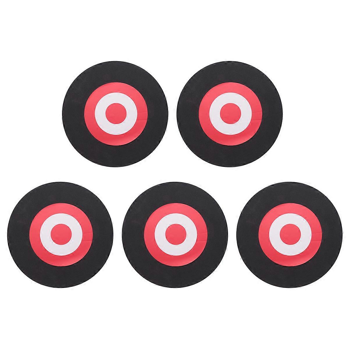 25 x 3Cm Archery Eva Foam Target Bow Moving Practice Black+Red