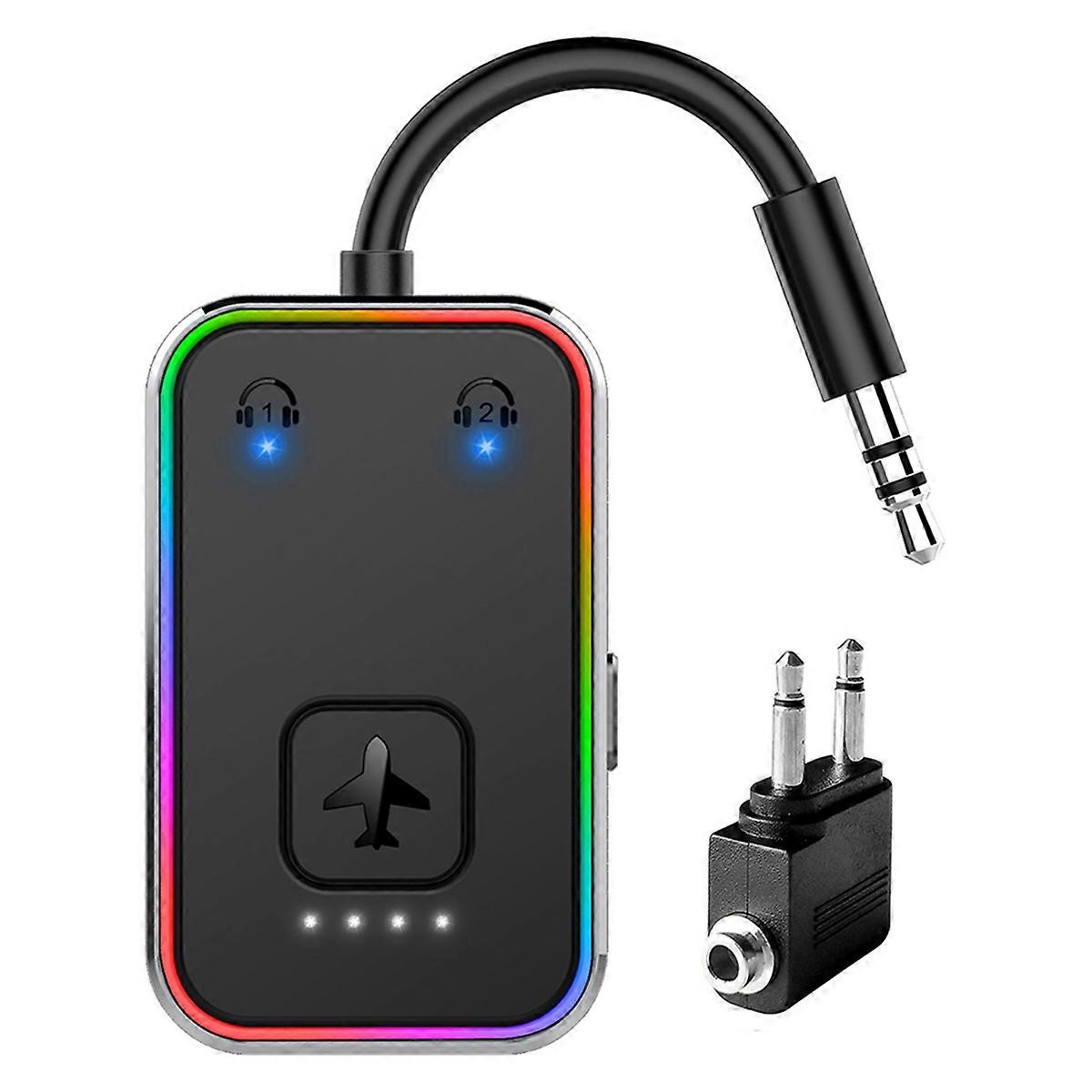 Mid-Frame Bluetooth V5.3 Transmitter Supports 2 Headphone