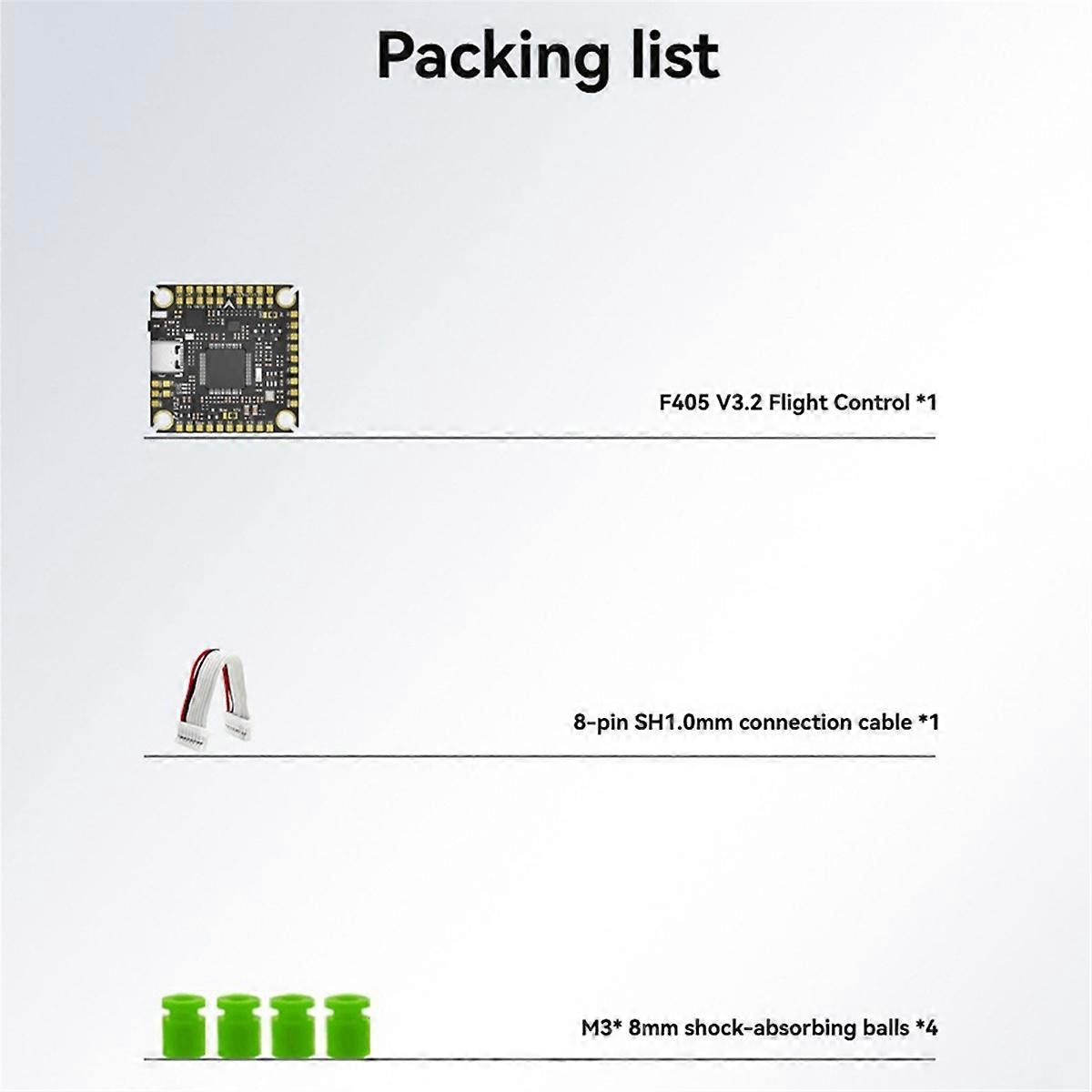 F405 V3.2 Flight Controller FC ICM42688P Bluetooth Wireless Adjust