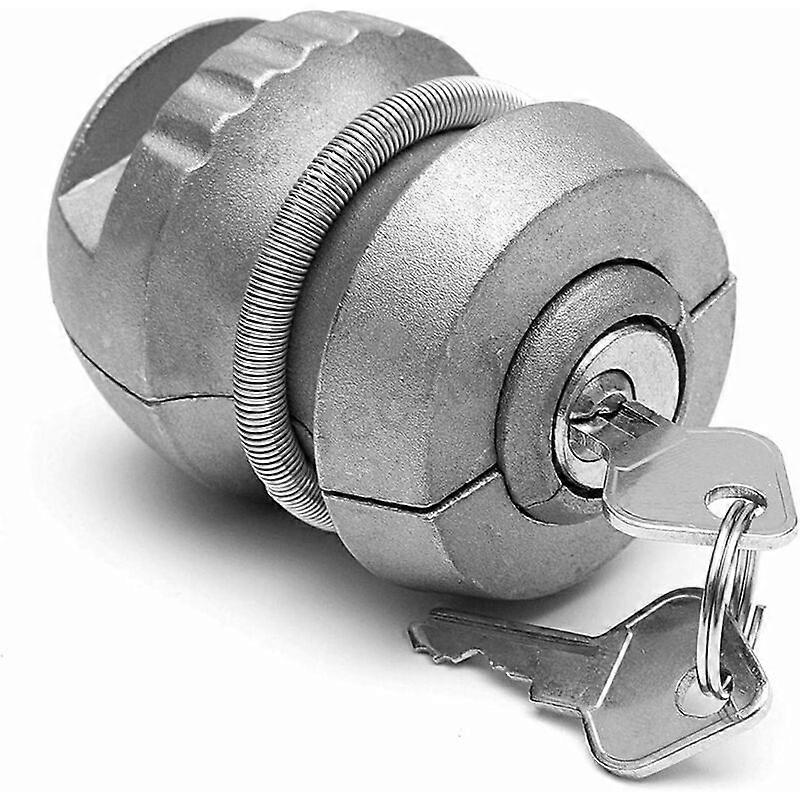 Lockable trailer hitch, anti-theft, trailer parts