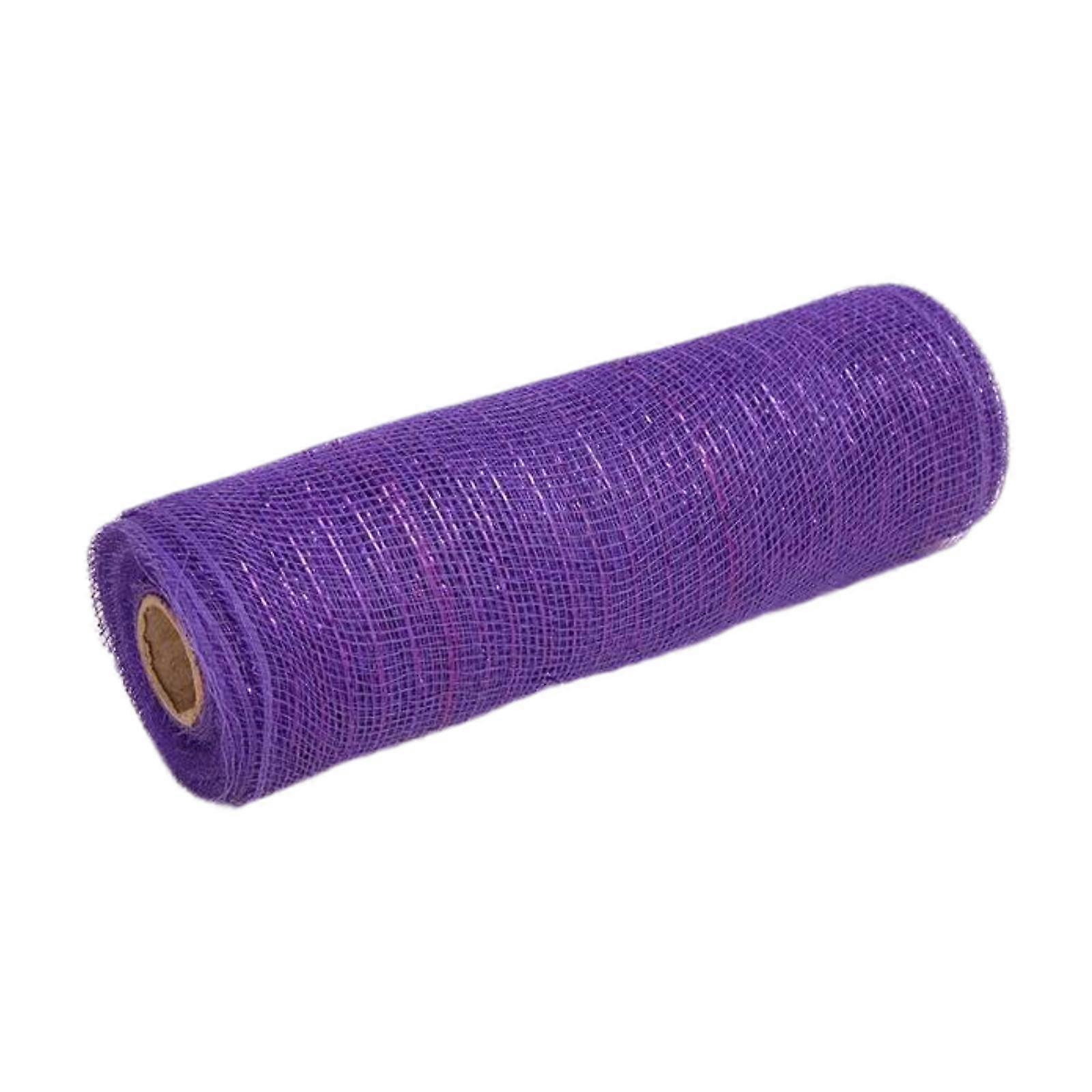 Mesh Ribbon Party Decorations DIY Decor Mesh Roll for Home Bow Making Spring Dark for Purple