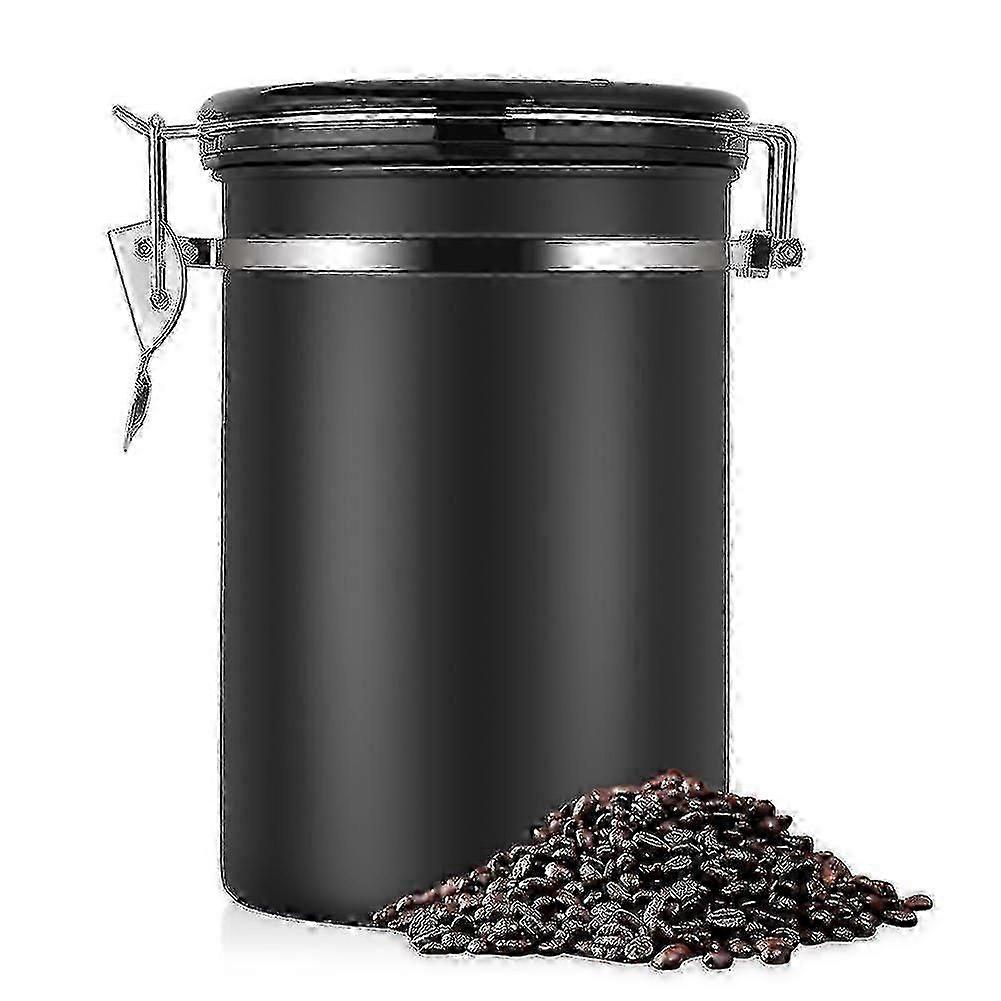 Stainless steel airtight coffee container large kitchen storage
