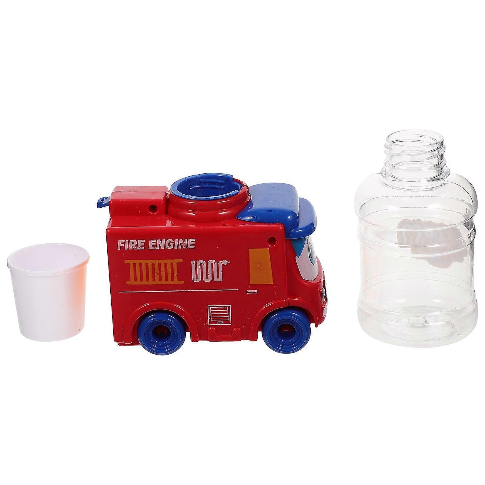Mini Water Dispenser Fire Engine Toy for Kids Playing Creative Learning