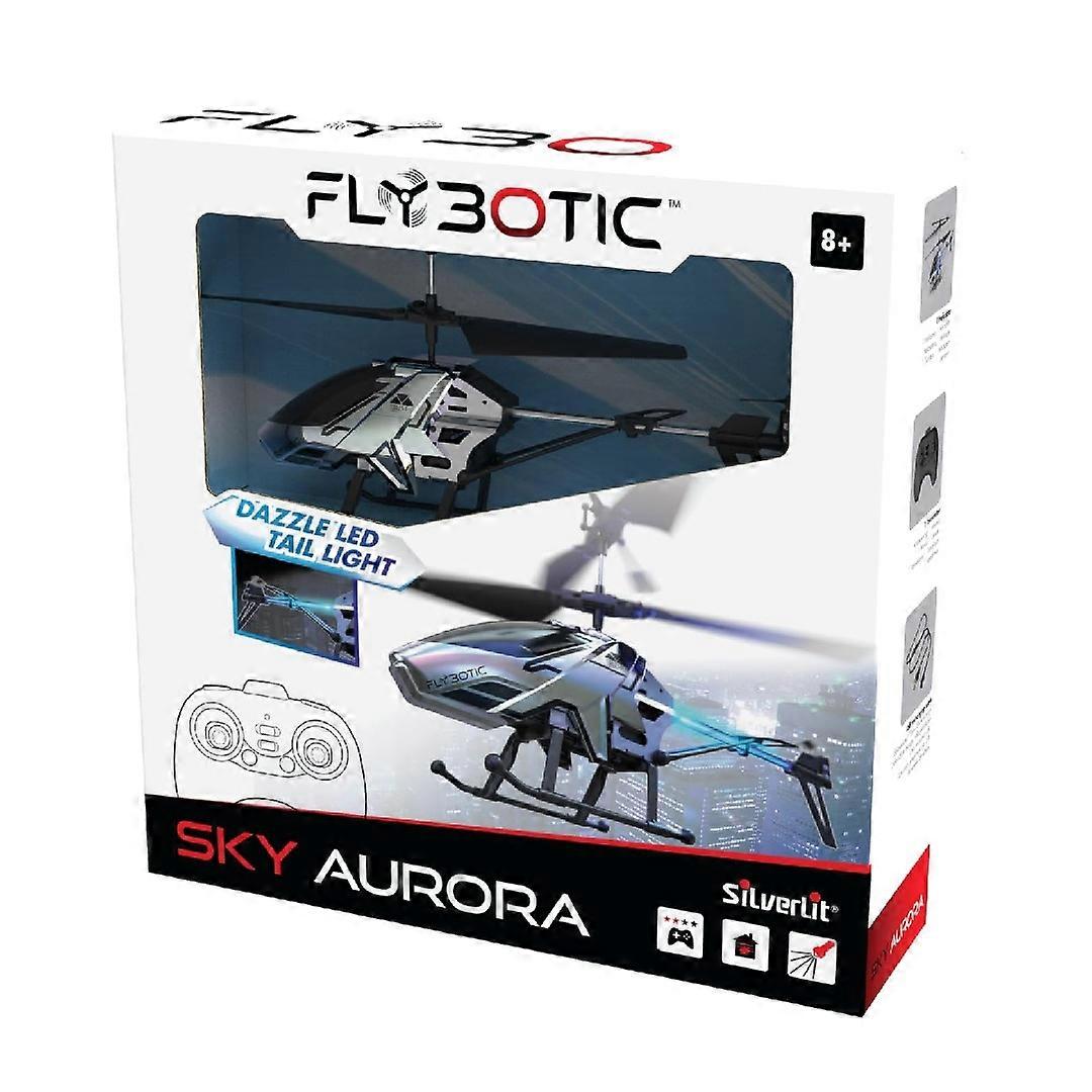 Flybotic Sky Aurora RC Helicopter With LED Dazzle Light Tail