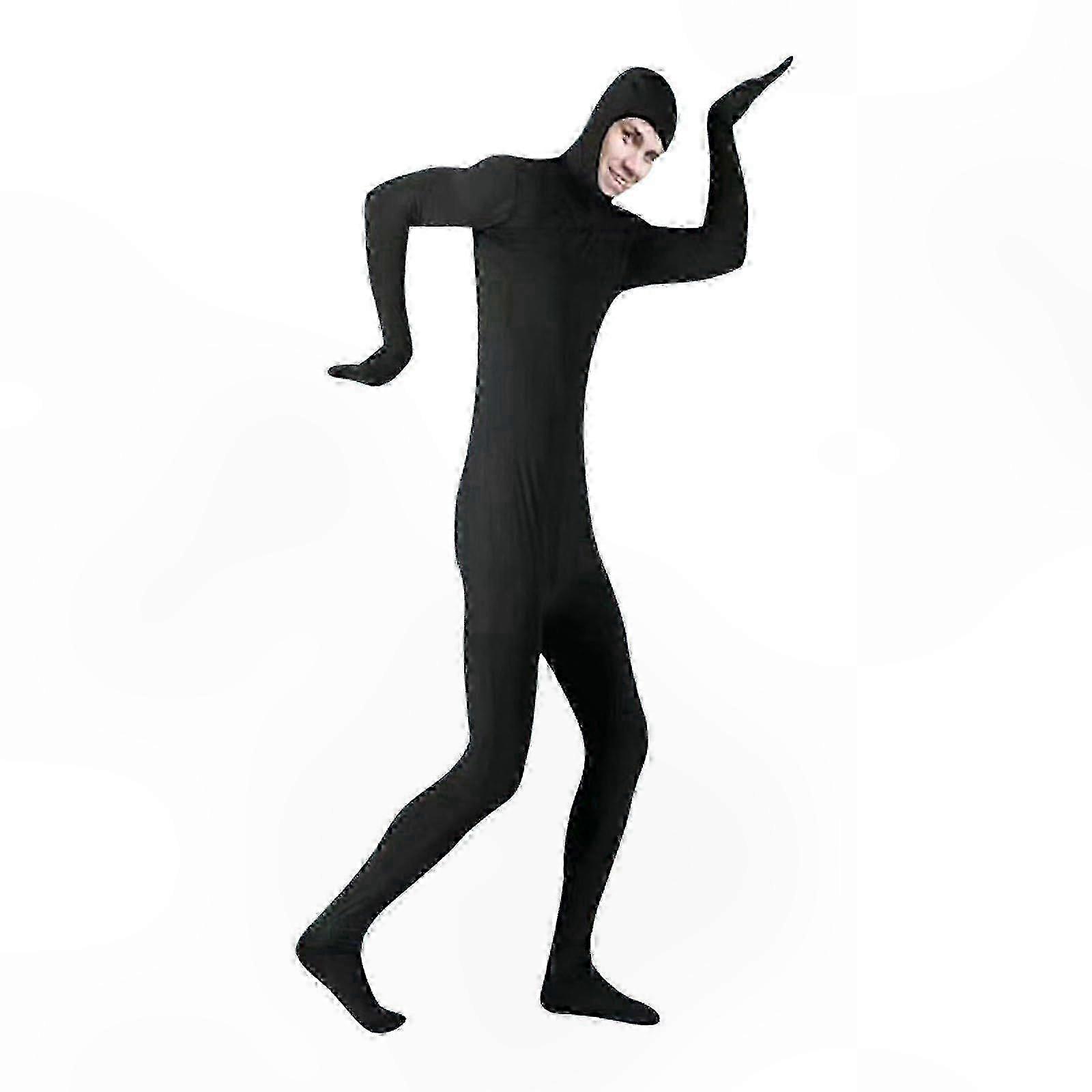 Unisex Spandex Full Body Suit for Cosplay and Costume Events Open Face Design