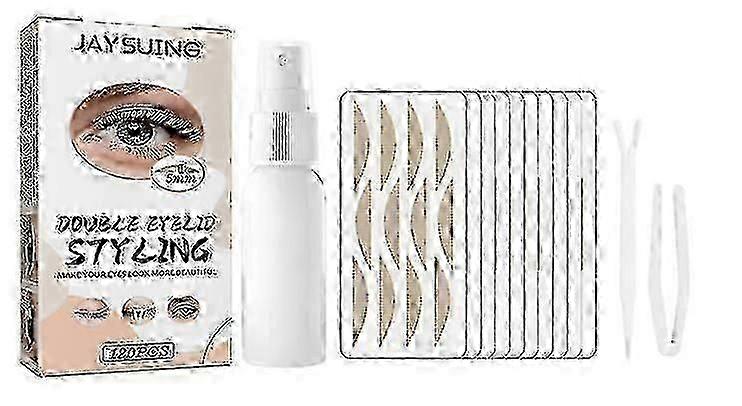 Double Eyelid Patch Beauty Eye Patch Glue-Free Contact With Water Is Sticky No Trace Invisible Breathable Double Swelling Bubble Eye