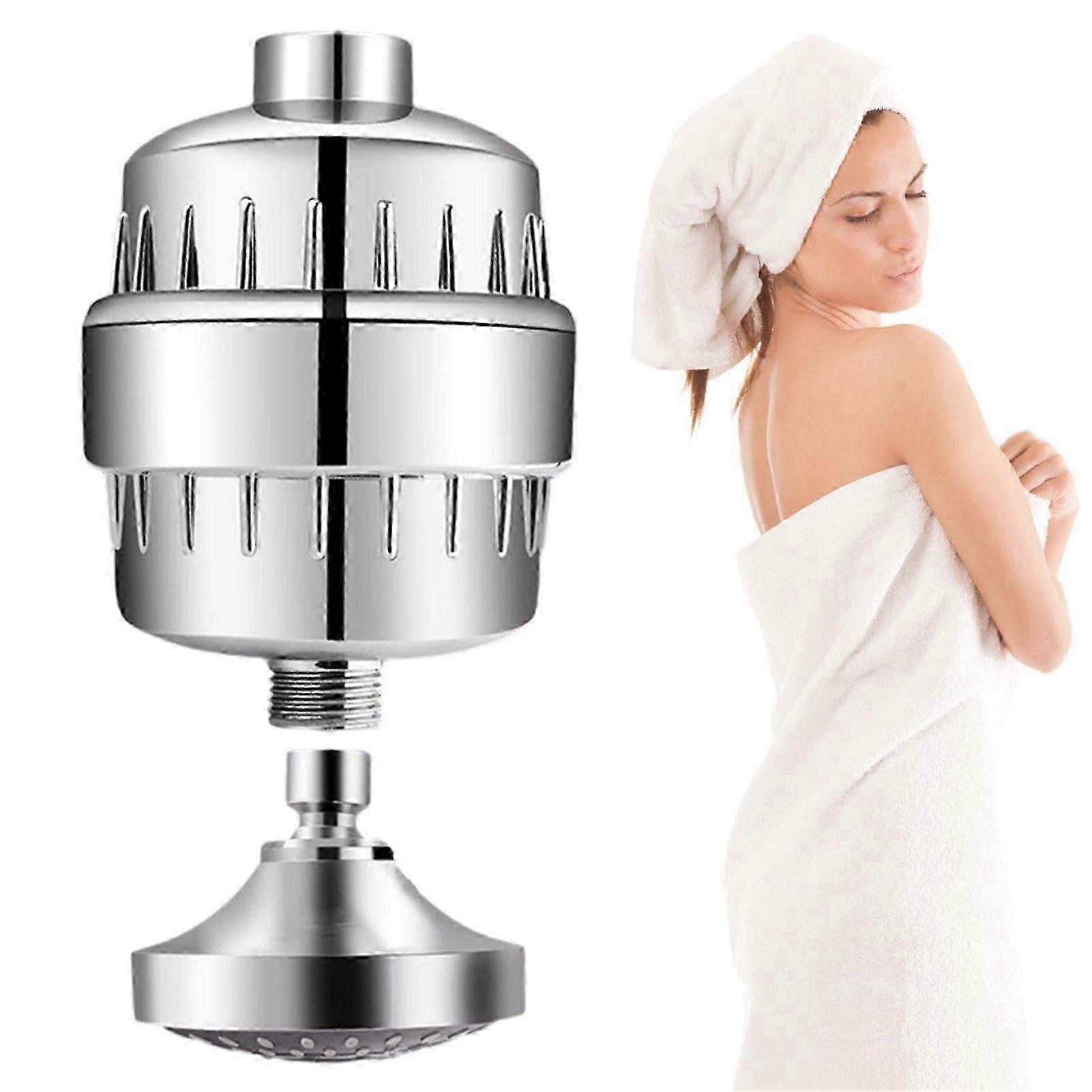 Filtered Shower Head - High Pressure Water Filter with Softening Technology, Adjustable Spray Settings, Easy Installation