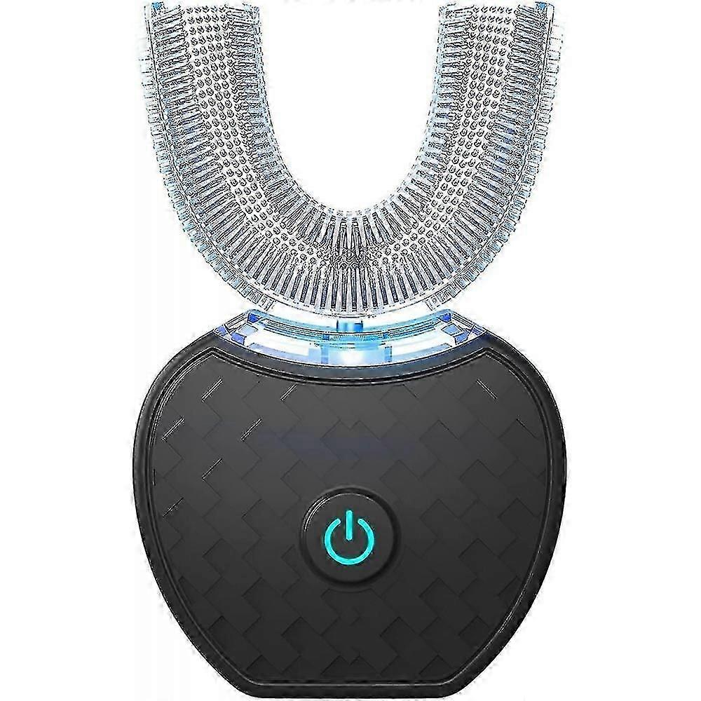 電動歯ブラシ、大人 - 超音波U字型歯ブラシ - 360口内洗浄 - ワイヤレス充電&LEDライトWBY