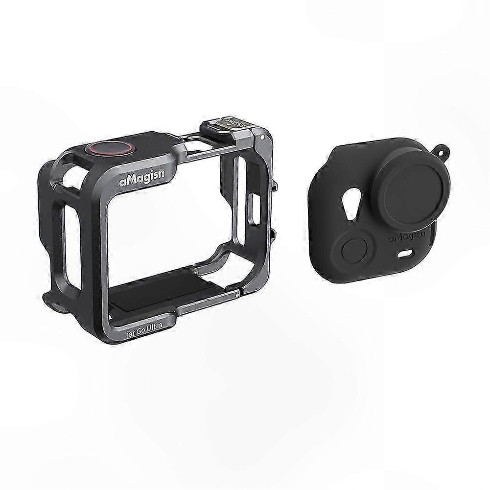 Metal Rabbit Cage Frame for Action Camera Ultra Protective Case with Cold Shoe Mount