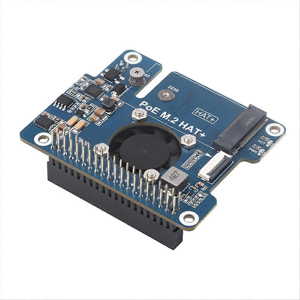 Per Raspberry Pi 5 POE M.2 HAT PCIe a M.2 NVMe SSD scheda di espansione
