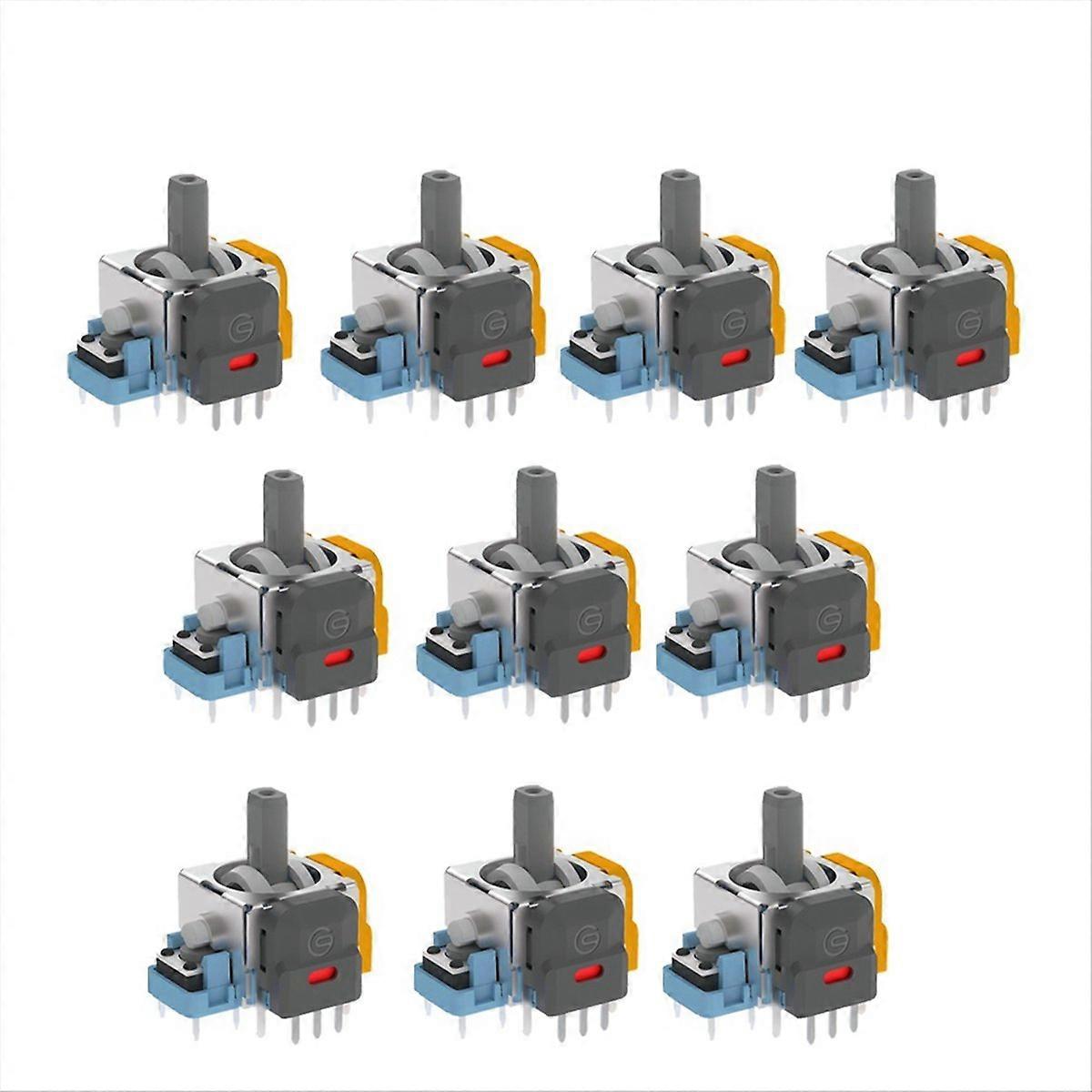10PCS 4th Gen Hall Electromagnetic Joystick For PS4 Game Console