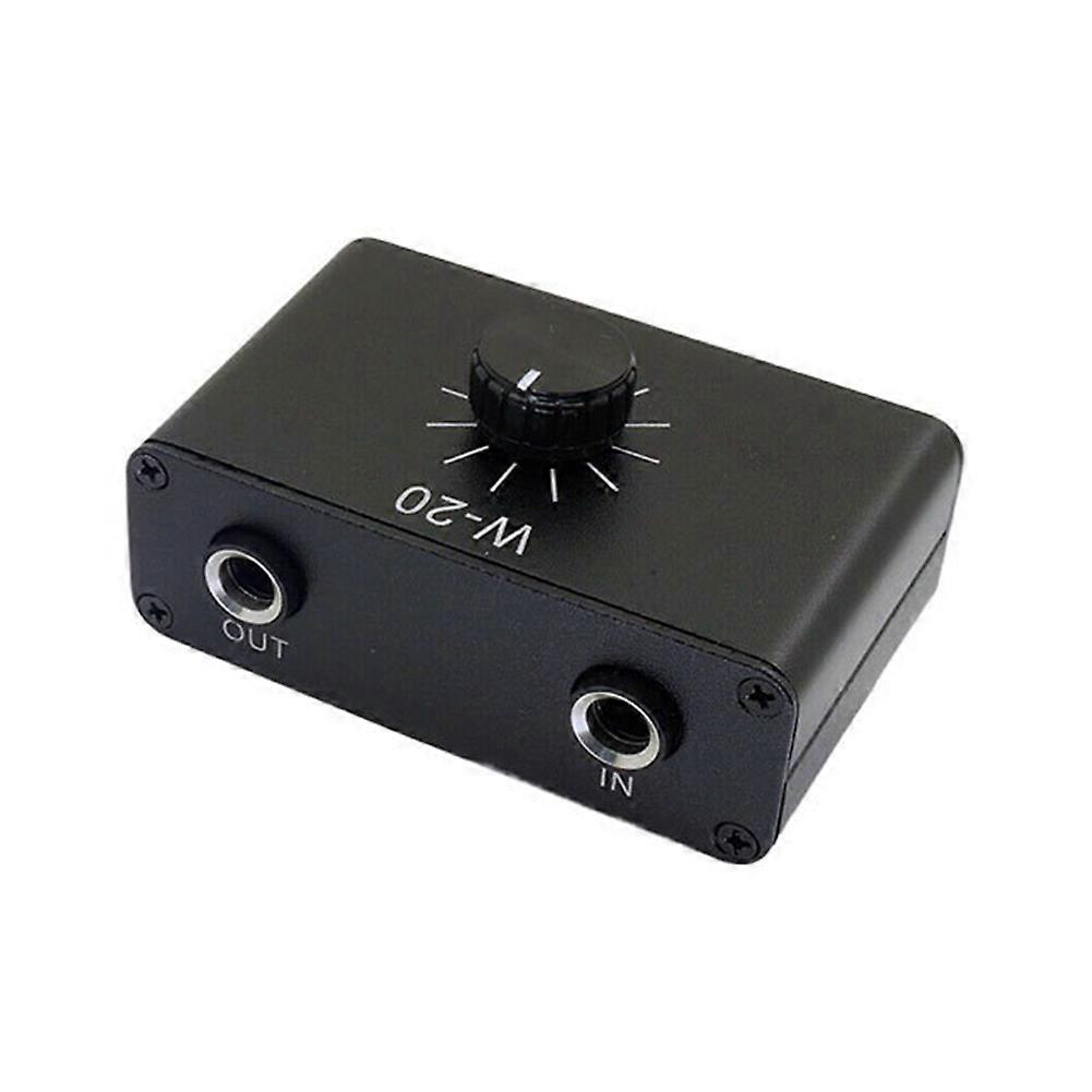 Musical Instrument Dynamic Microphone Volume Adjustment Attenuation Controller 1/4inTRS 6.35mm Interface Supports Stereo