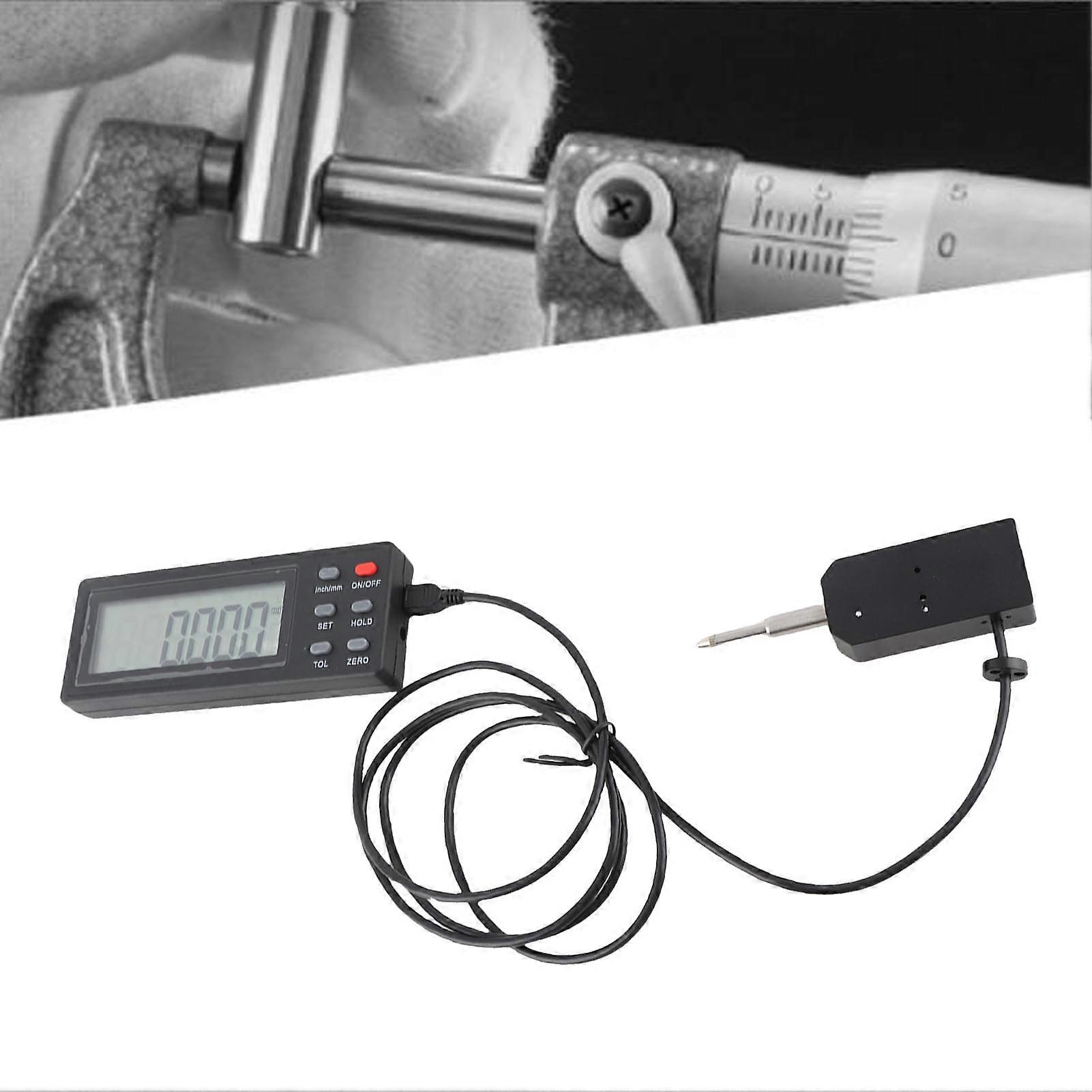 Micrometer Digital Display 0.00005in 0.001mm Resolution Multifunctional Accurate Measurement Tool