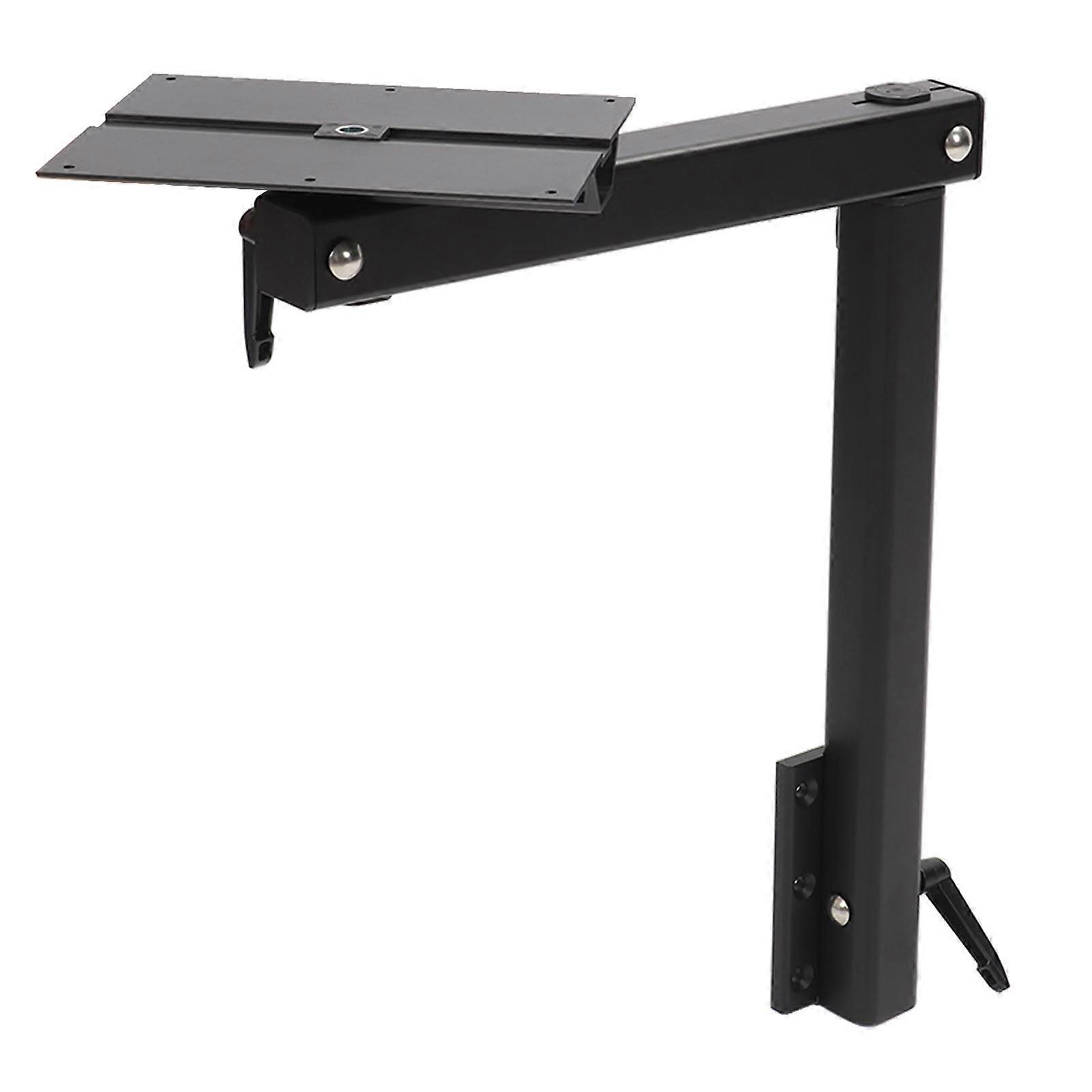 Removable Table Leg 360 Degree Rotation Height Adjustable Aluminum Alloy for Yachts RV Motorhome Black 