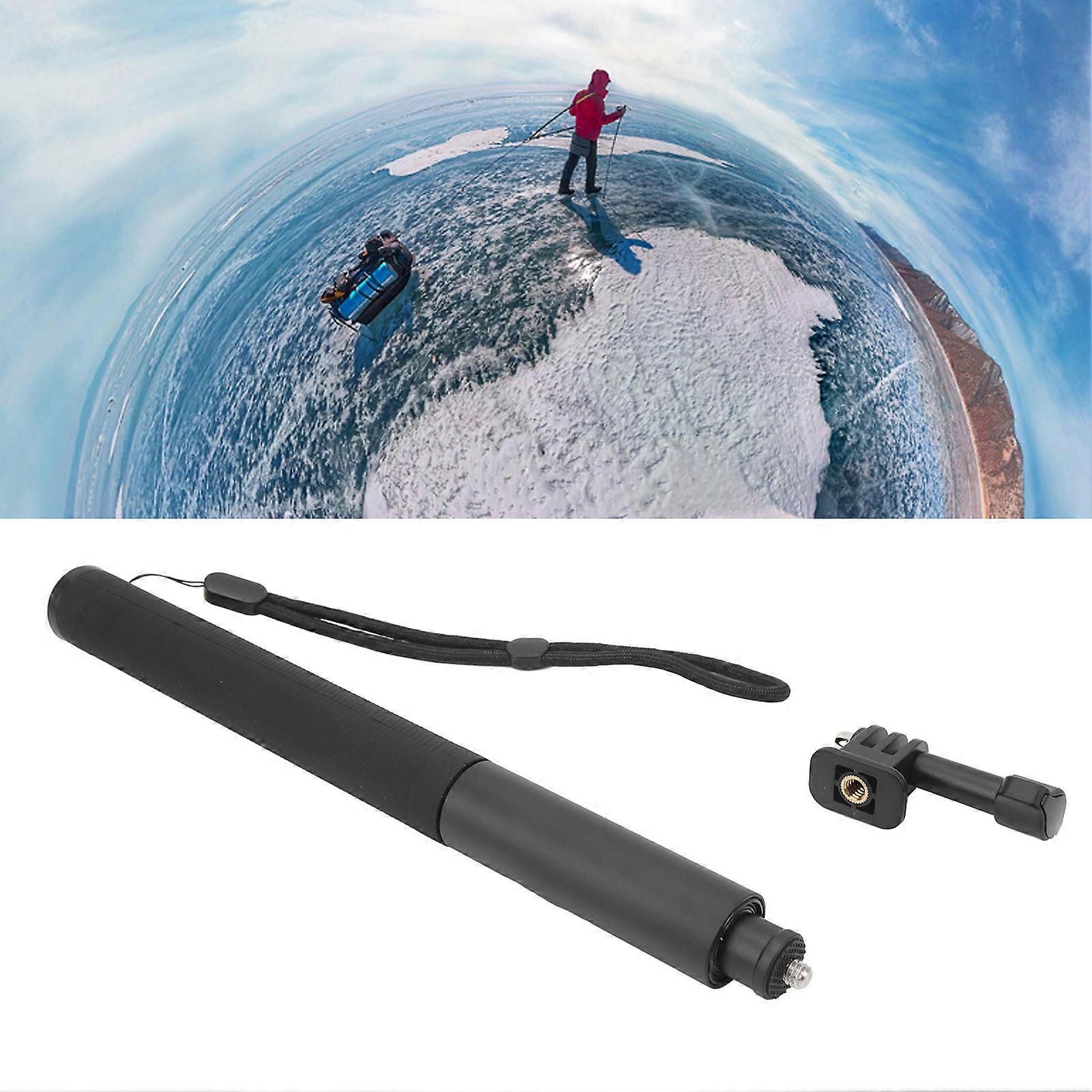 Selfie Stick Long Pole Invisible for Insta360 TP 13 Light Aluminum Alloy Extension Monopod for Sports Camera Length Extendable 