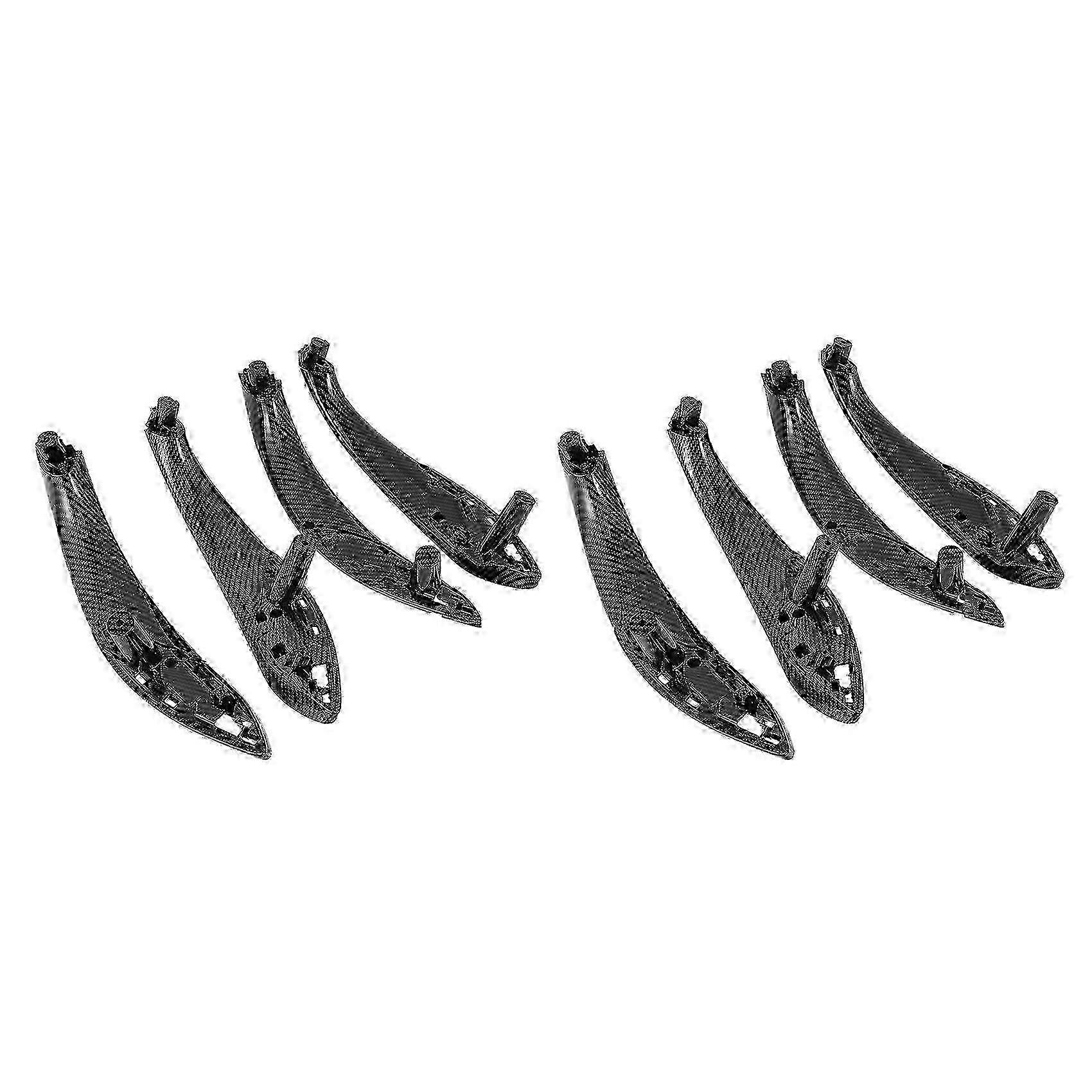 2X Interior Door Carbon Fiber Color Pull Handle Inside Trim for 3 4 Series F30 F31 F32 F33 F80 F82 miao4