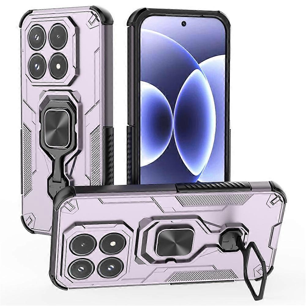 Compatible For Xiaomi 17 Case Rotatable Ring Kickstand PC + TPU Shockproof Phone Cover