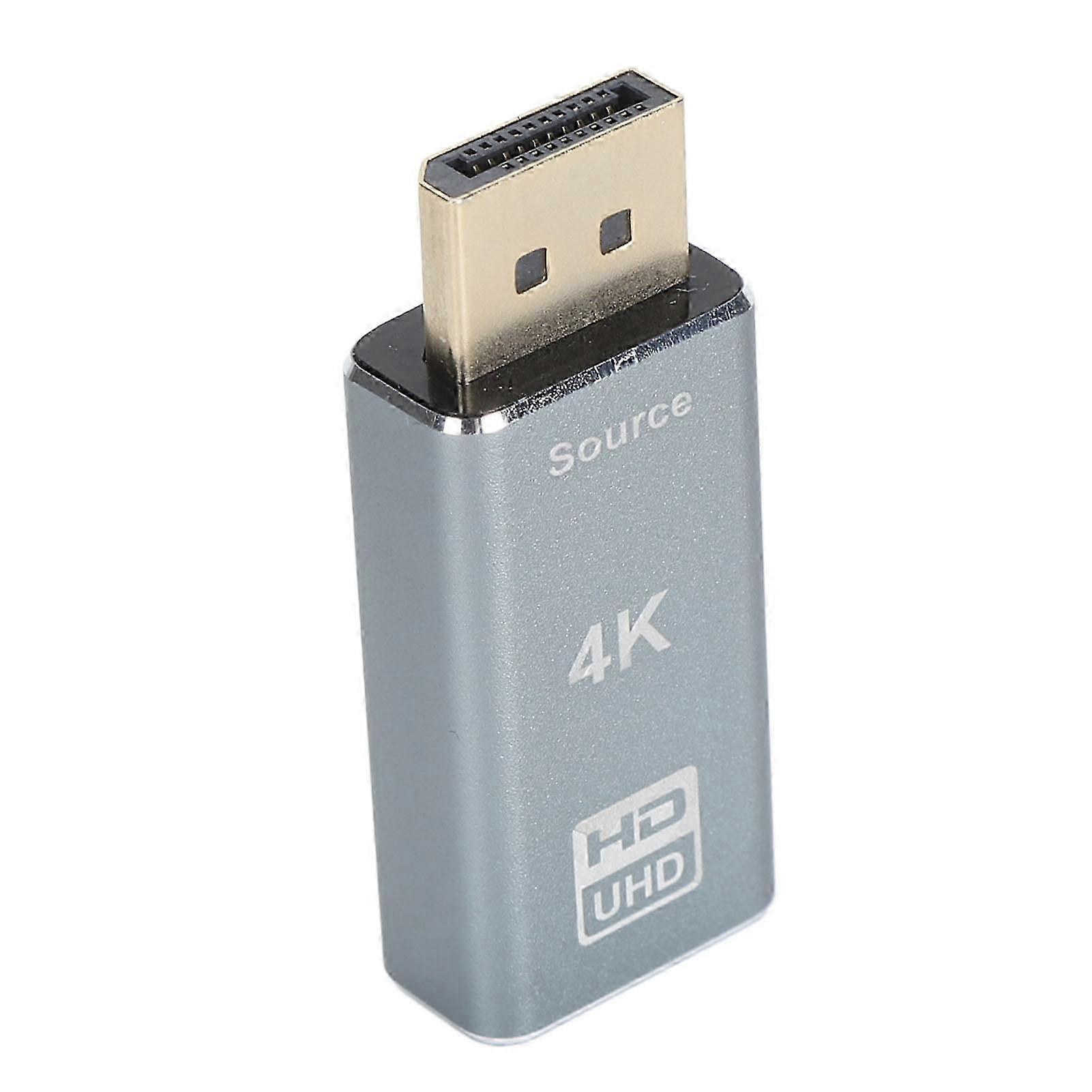 DisplayPort to HDMI Adapter 4K 30Hz & 1080P 120Hz Plug and Play for TV Projector Monitor