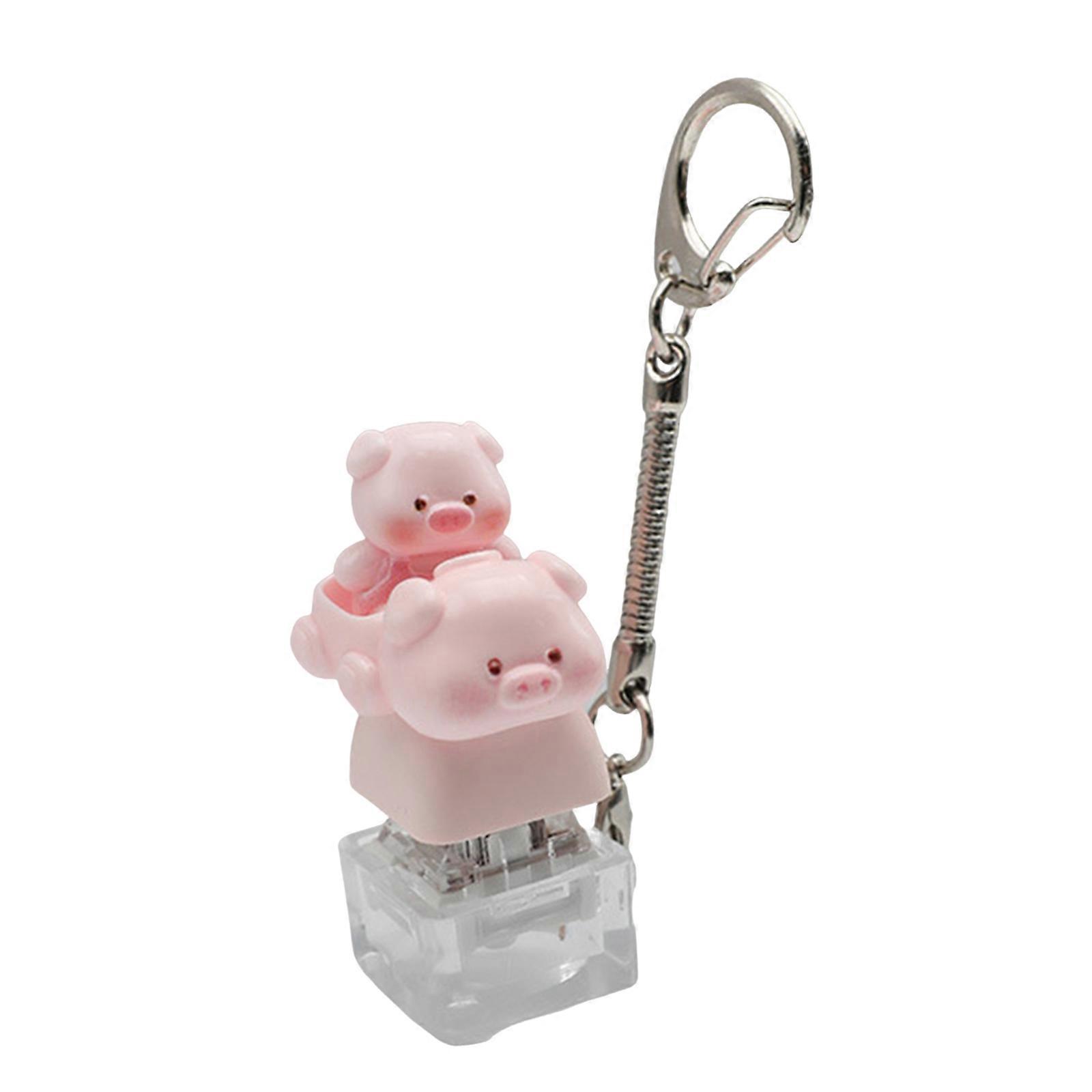 Keyboards Toy Clickable Button Switches Tester For Stress Relief Computer Keyboards Keycap Keychain Type Multicolor