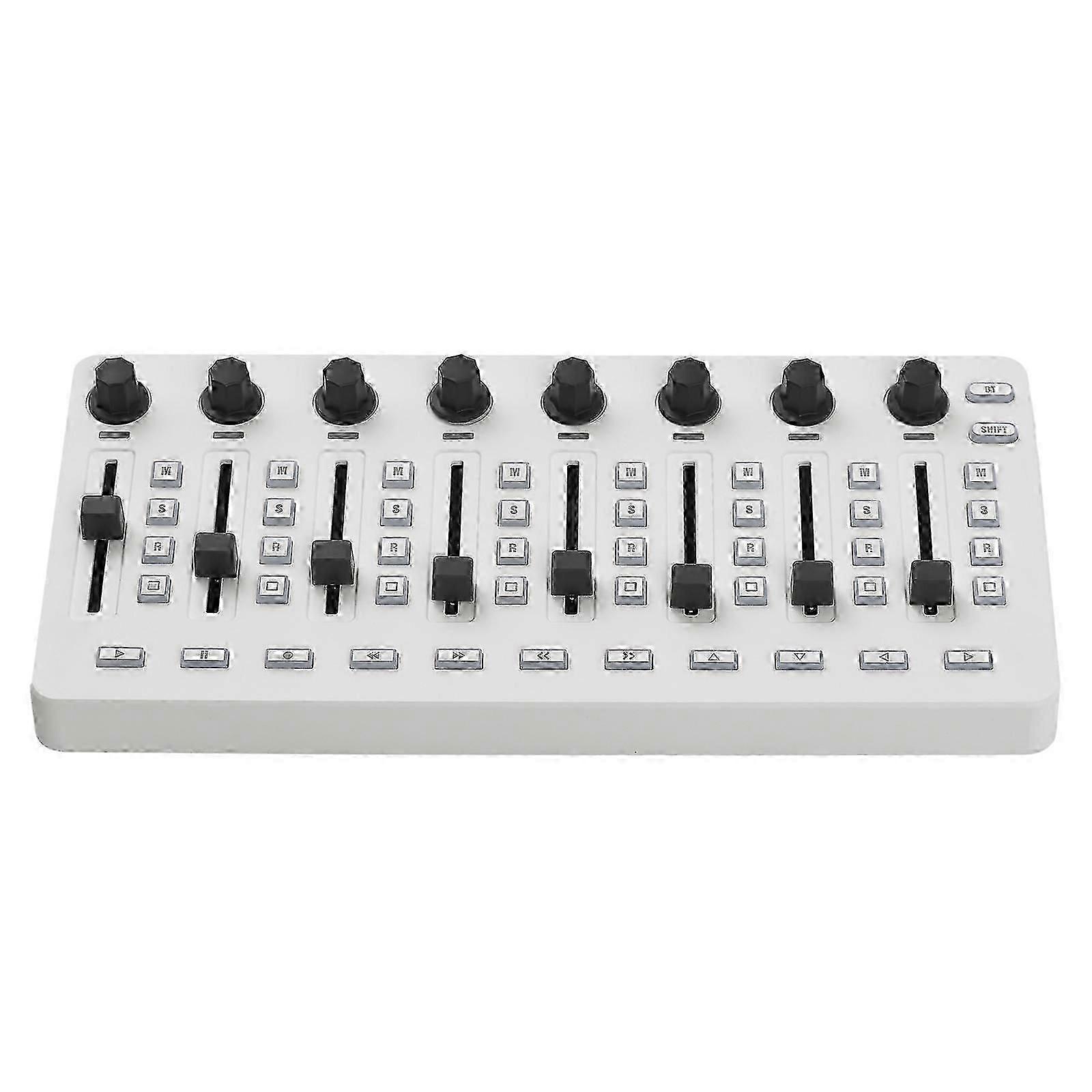M-VAVE SMC-Mixer Wireless MIDI Controller Mixing Console BT Connection USB Controller Mixer for Most Electroacoustic Instruments