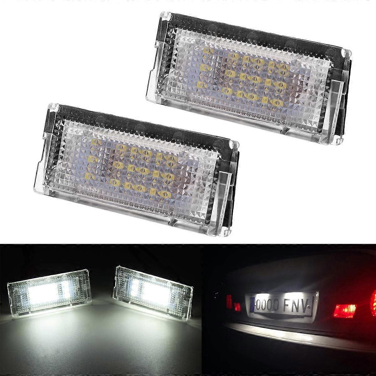 LED License Plate Lights For E46 19982005 Canbus Error  White Pair