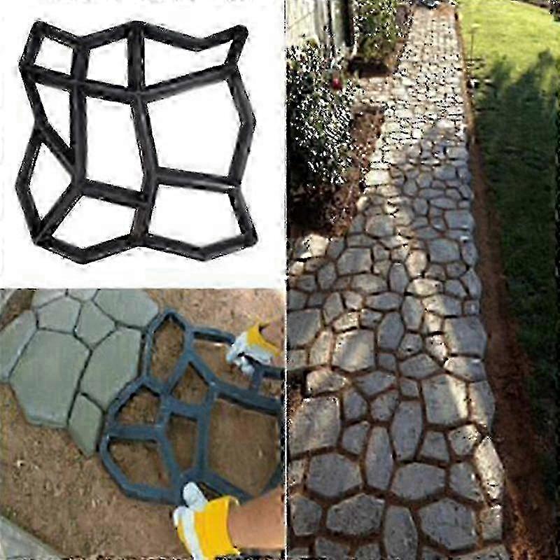 Reusable Walk Mould for DIY Concrete Pathway Creation