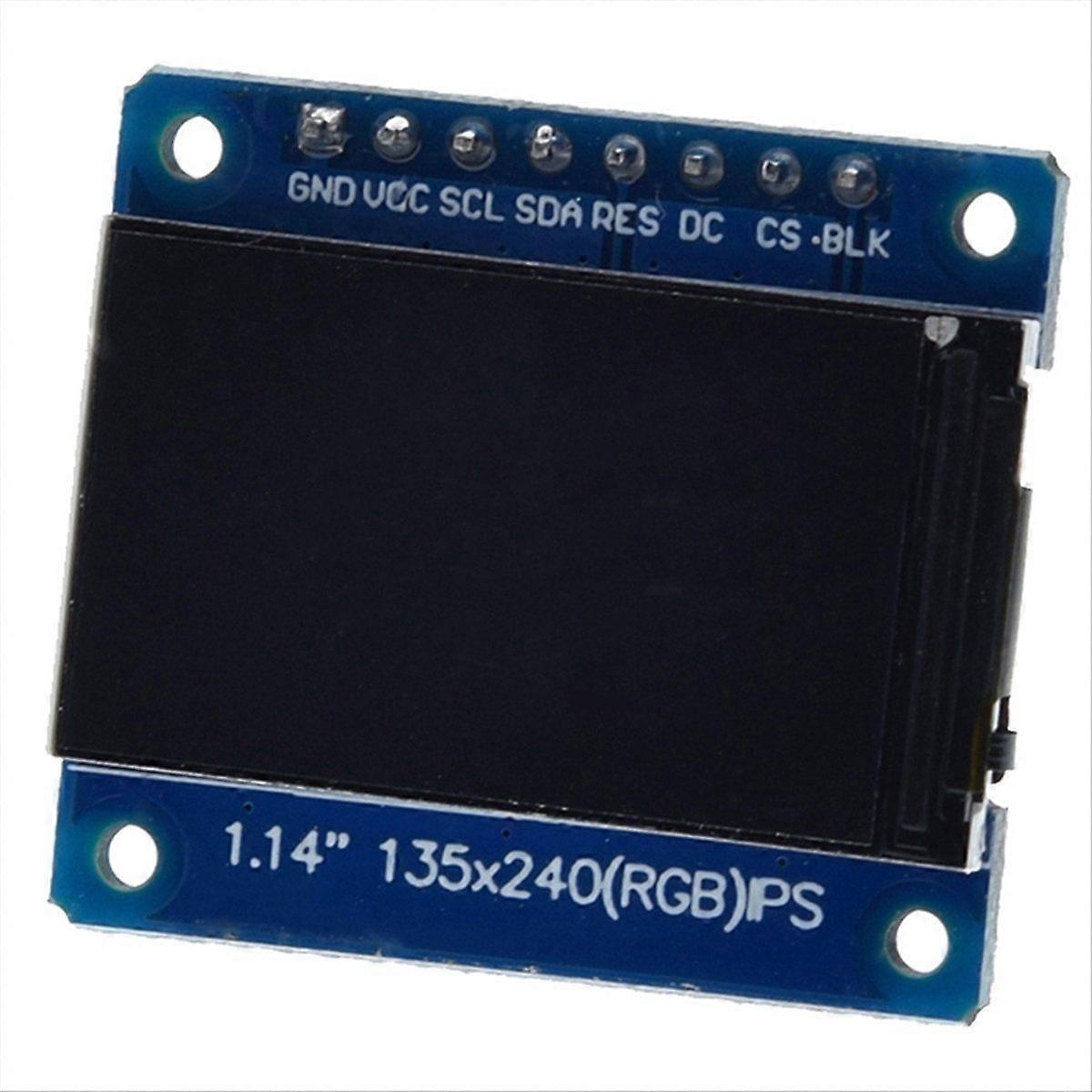1.14 Inch IPS LCD Display 135x240 SPI ST7789, 65K Color TFT Screen Module for ESP32 STM32 DIY