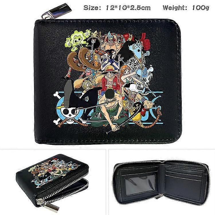 One Piece Animation Peripheral Zipper Pu Wallet #16