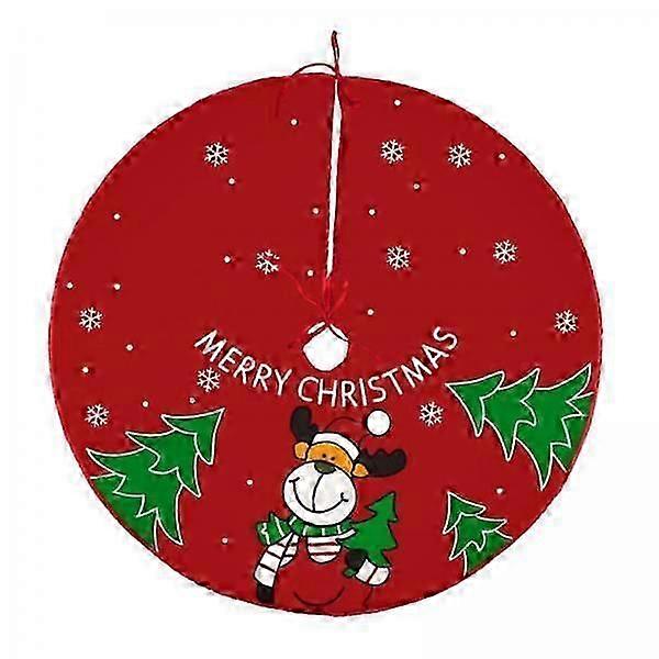 5x Christmas Tree Skirt, Christmas Tree Base, Christmas Ornament, Round Xmas