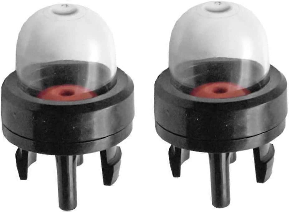 Chainsaw Mower Accessory Primer Bulb Snap Compatible ,Lawnmower Replaceable EquipmentBlack2pcs