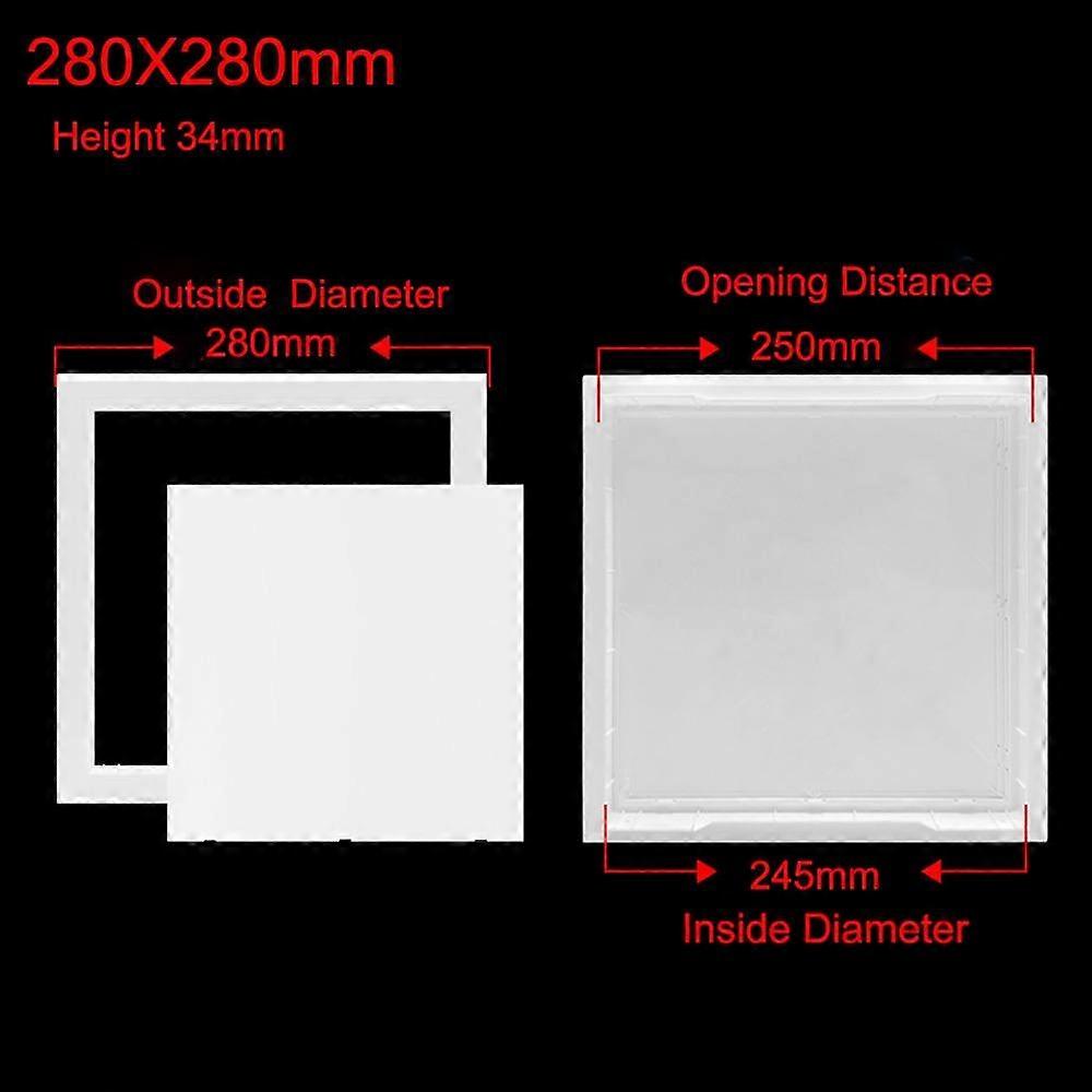 Removable Access Panel Door White ABS Access Hatch Cover  Doors Wall Ceiling