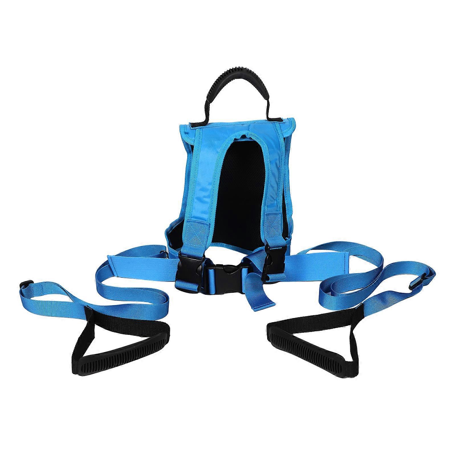 Kids Ski Training Leash for Safe Skiing Anti Fall Blue Nylon Accessory