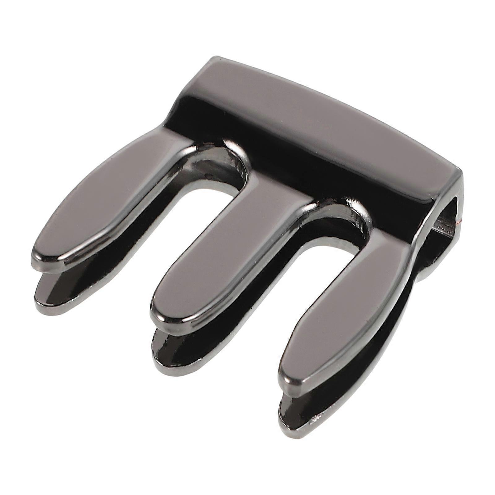 Black Metal Violin Mute Sound Dampener for Silent Practice Usage