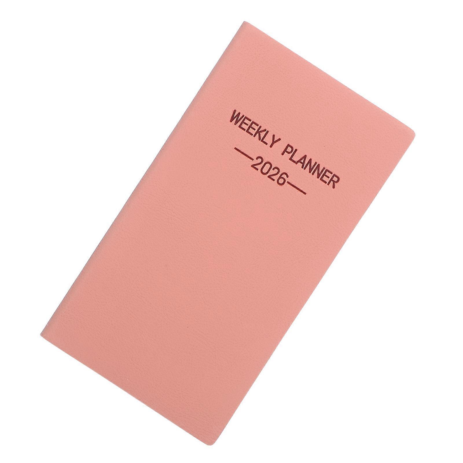 2026 Weekly Planner Organizer A6 Daily Schedule Notebook for Travel Use