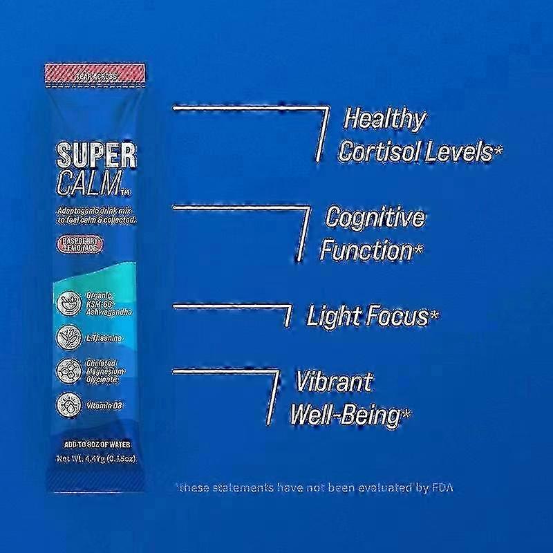 New Raspberry Supercalm 20-Count Detox Health Tea Bags