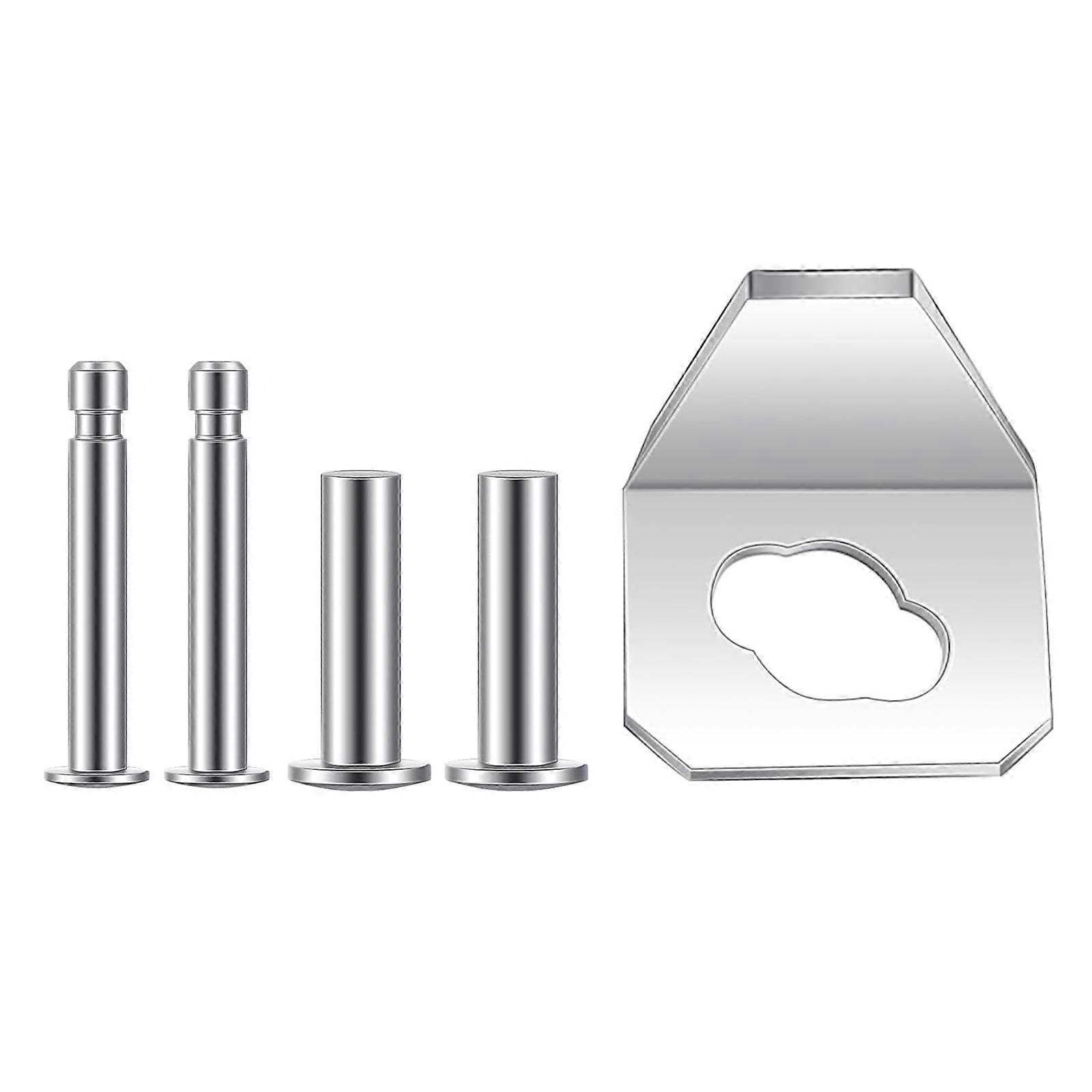 Universal Screen Door Closer Hardware Kit Nonrust Steel Components Includes Mounting Plate Replacement Pins Protectors Multicolor