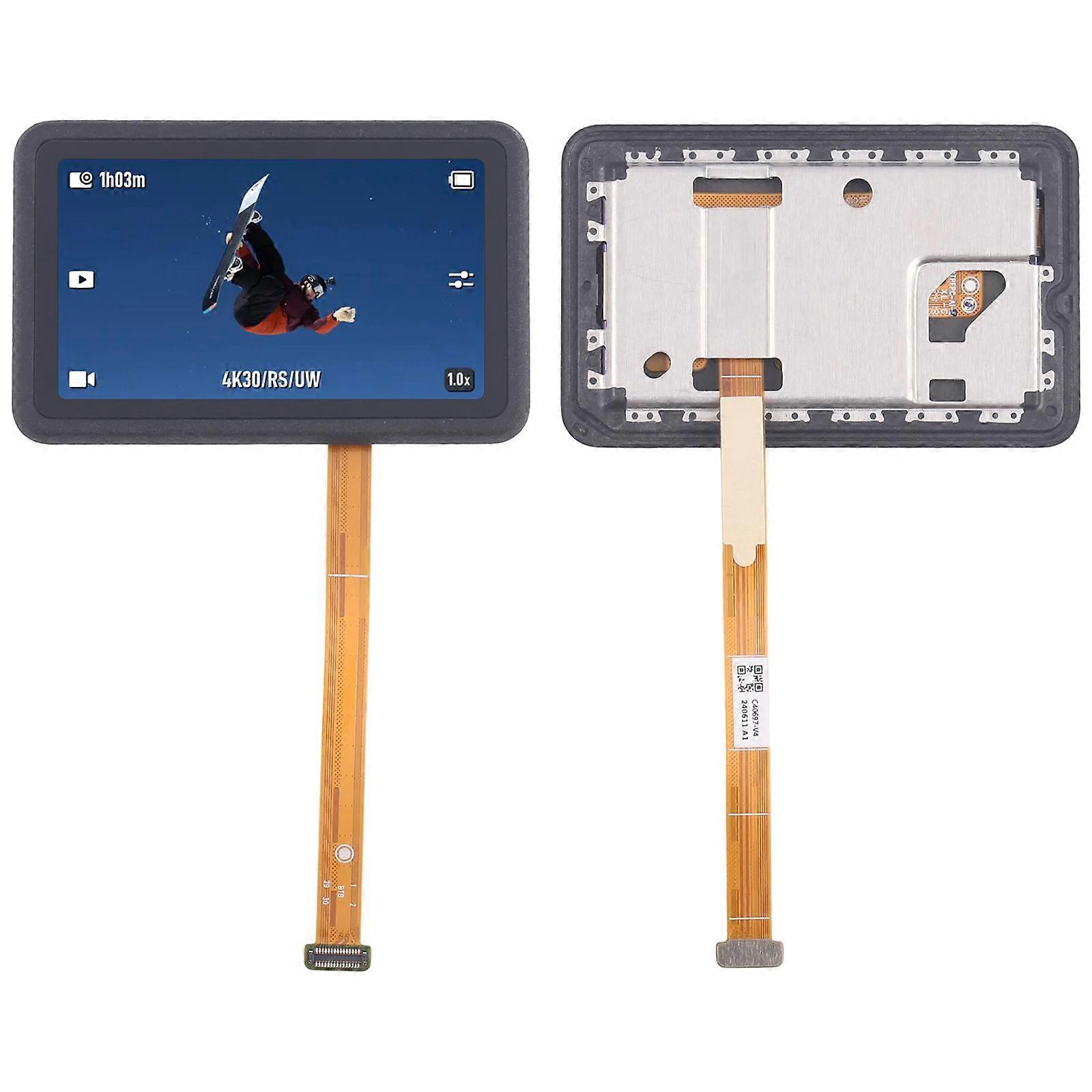 For DJI Osmo Action 5 Pro COMPATIBLE Rear Main LCD Screen Digitizer Full Assembly with Frame
