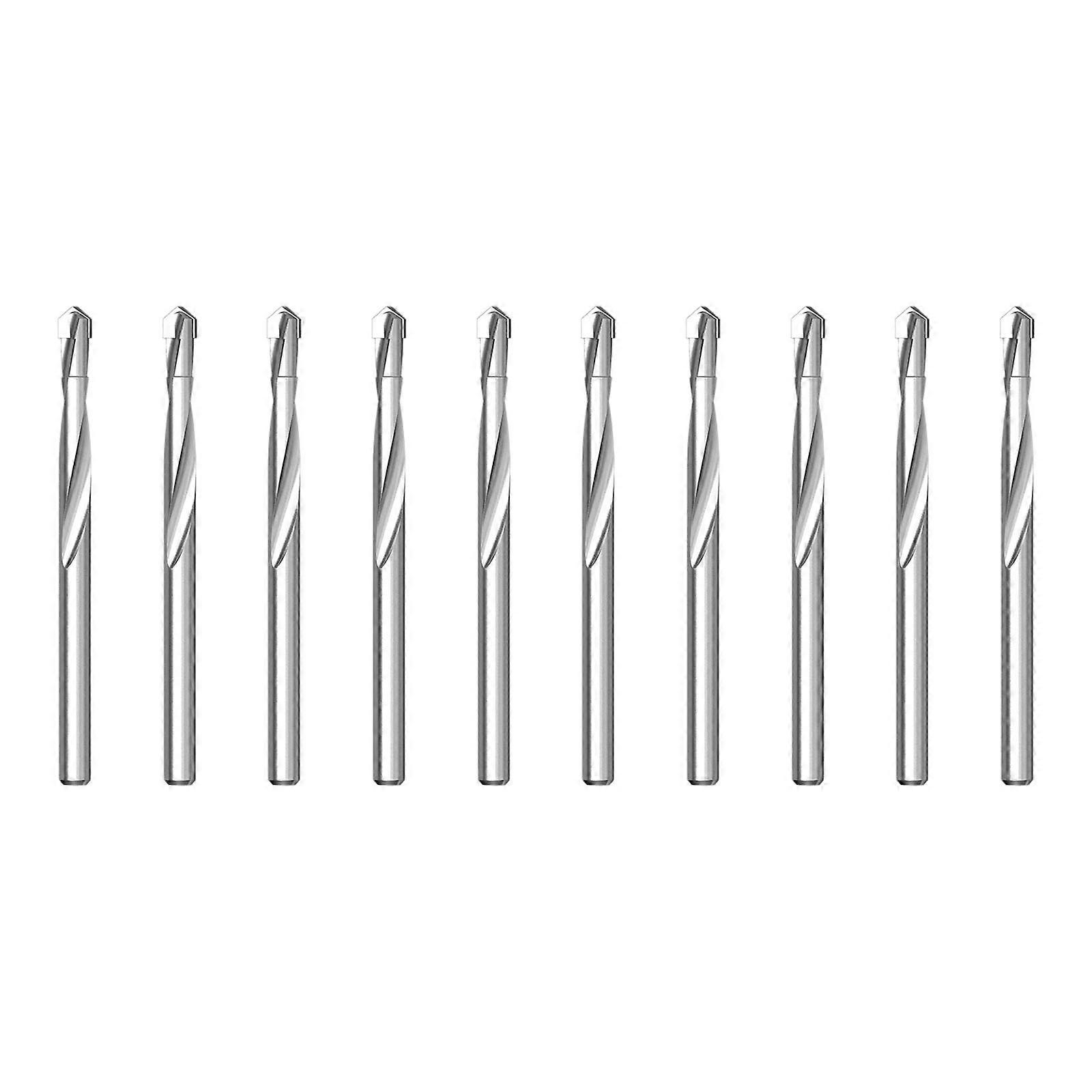 10Pcs/set Twist Drill HSS Round Shank Reduced Shank Drill Hole Cutter Professional Metalworking Metalwork Projects Multicolor
