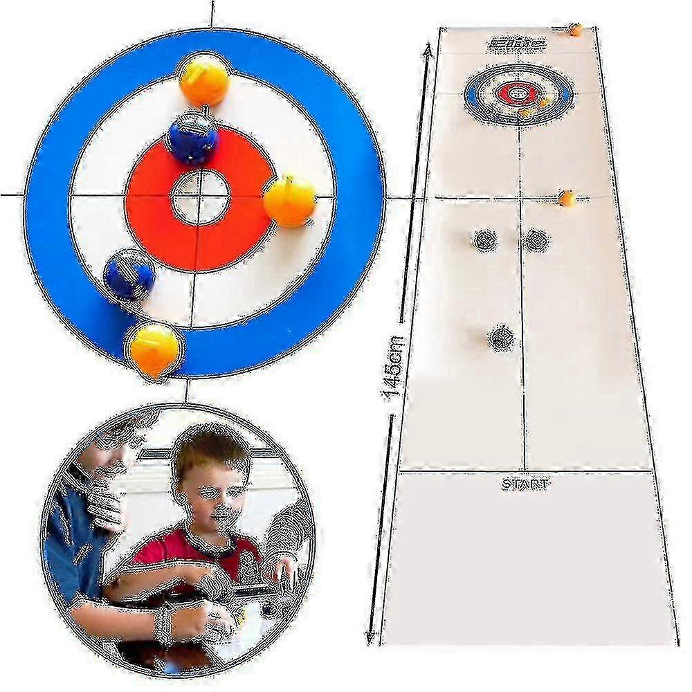 Board Game Curling Kids Educational Parent-child Board Game z