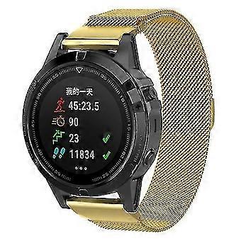 For Garmin Fenix 6s Milanese Watch Band