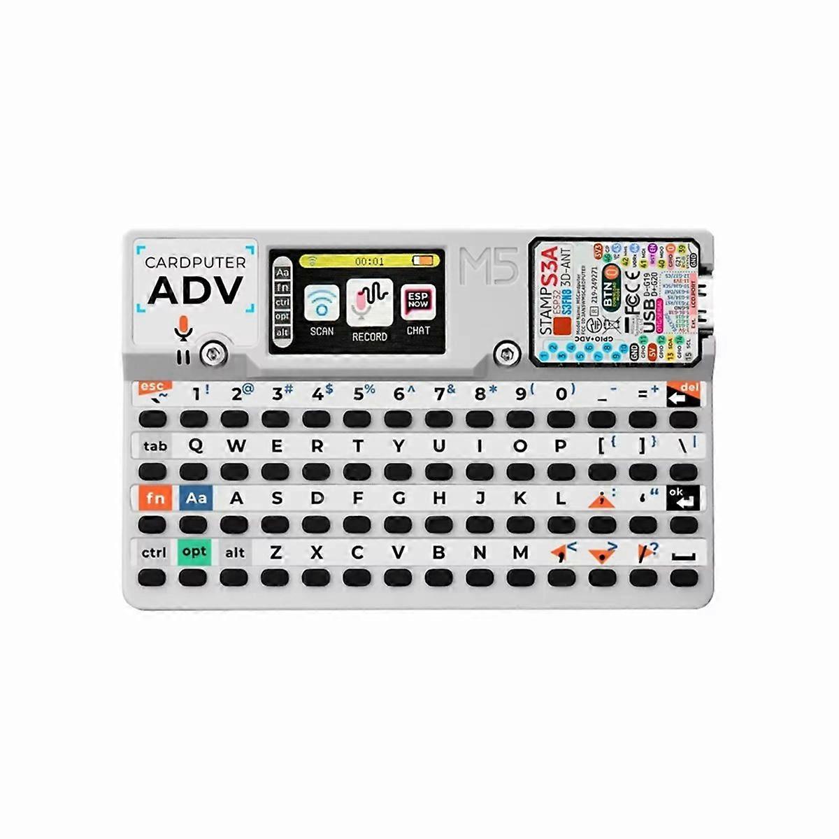 Cardputer Adv Version ESP32 Portable Computer M5StampS3A Development Kit 1.14 Inch Screen 56 Key Key