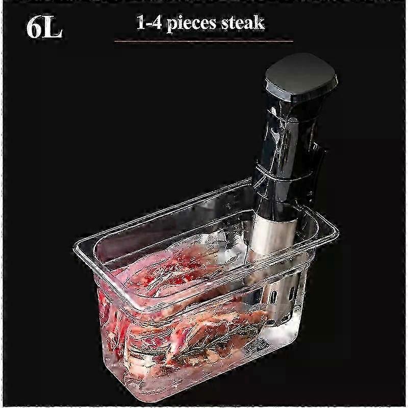 Sous Vide Cooker Container, 6L/11L Food Grade PC, Compatible with Immersion Circulators Sous-Vide Machine