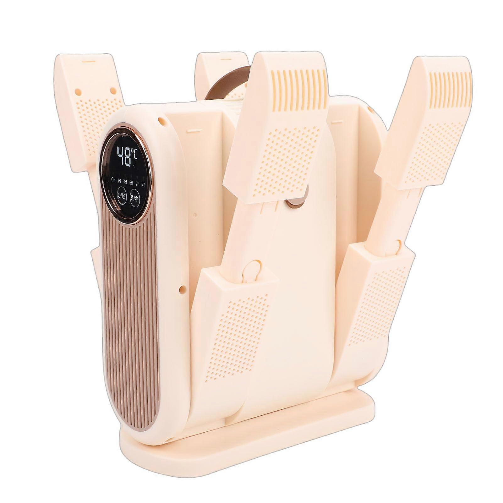 Electric Shoe Dryer with Dual Air Ducts, Foldable Boot and Sneaker Warmer, Aromatherapy Feature
