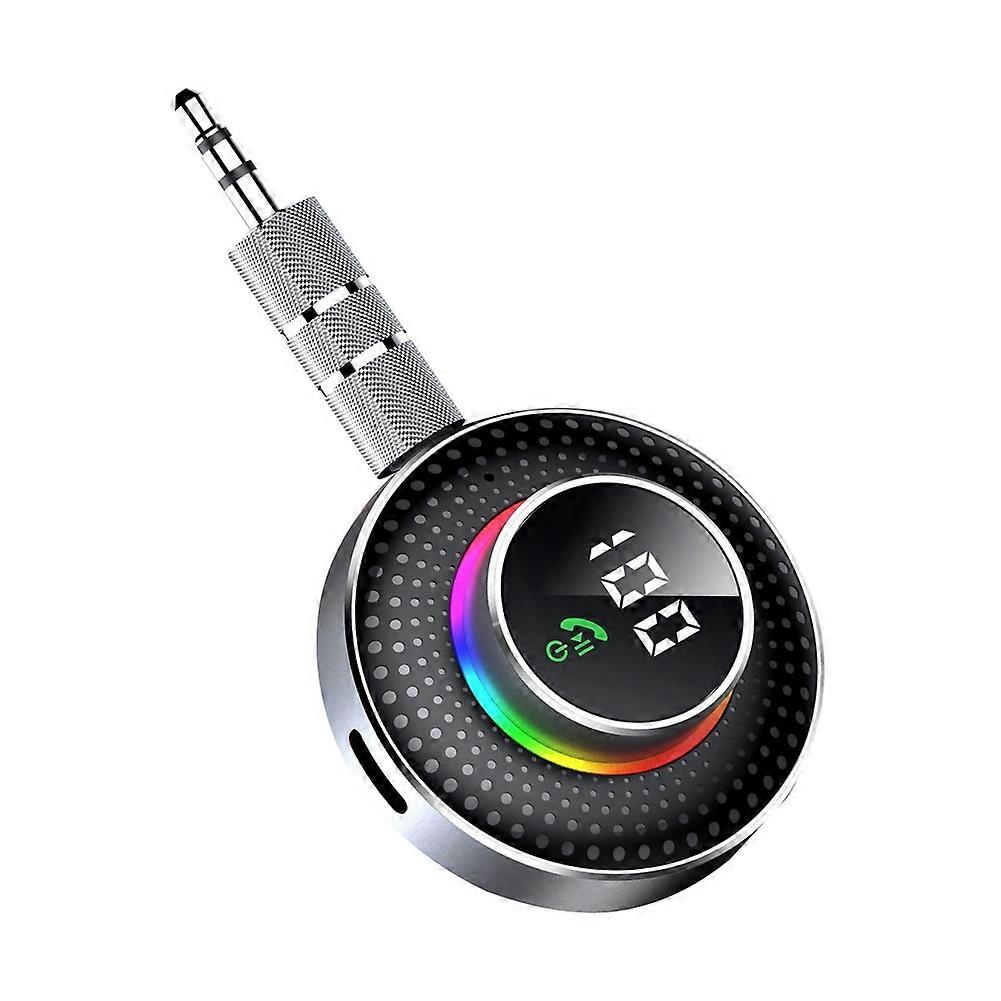 Bluetooth 5.3 Receiver for Car Cancelling Bluetooth AUX Adapter, Bluetooth Music Receiver for Home Stereo/Wired Headphon