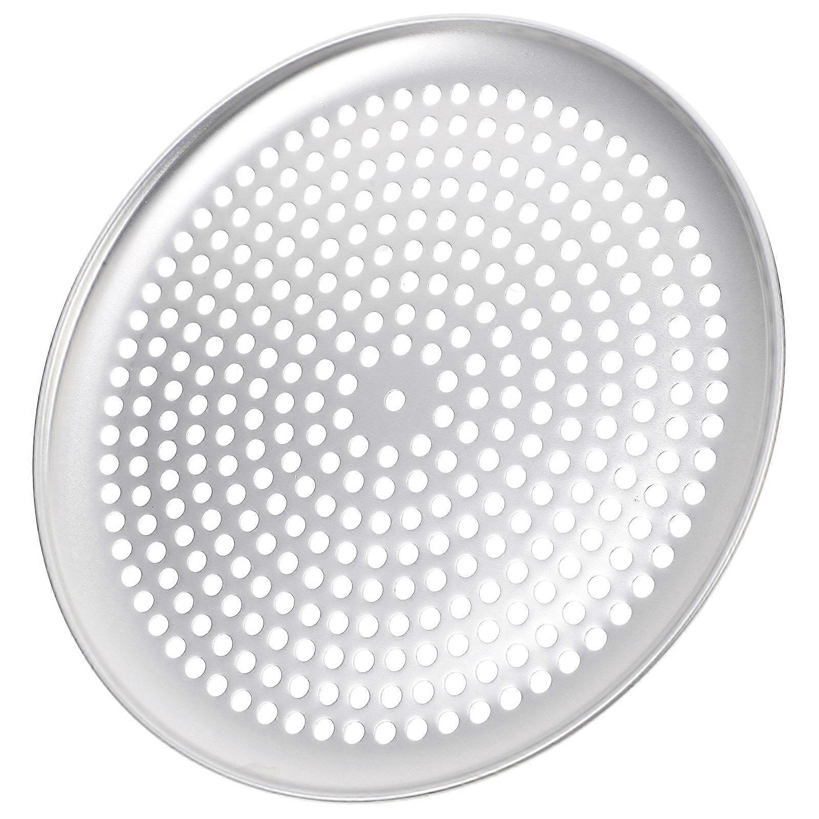 アルミ合金ピザベーキングパン穴付きピザベーキングパン家庭用オーブンピザトレイ