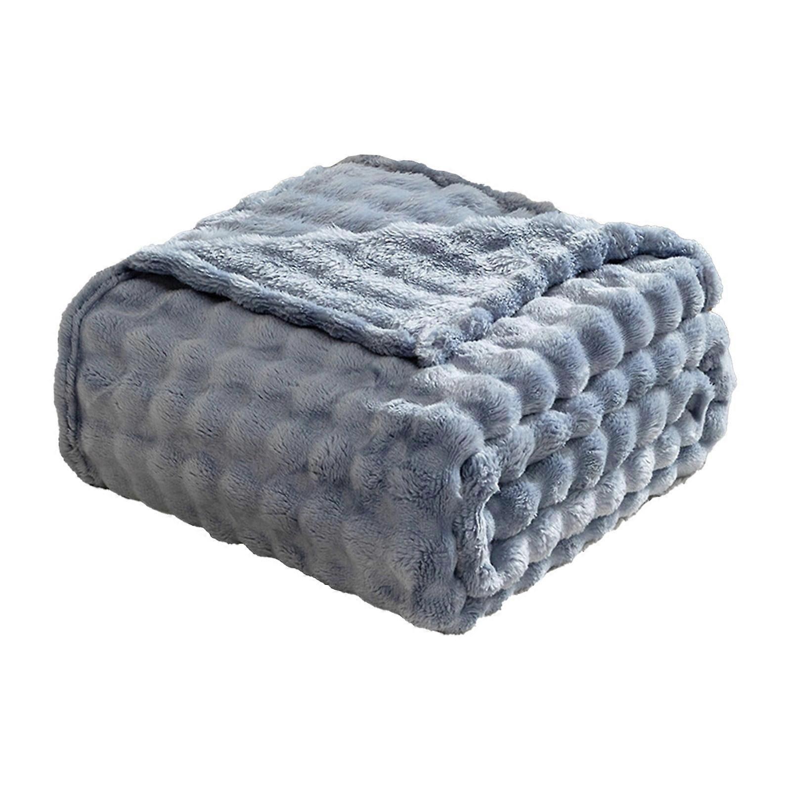 Clearance! Tahtuvzn Soft Fleece Blanket Warm and Soft Layer Double-sided All-season Solid Color Blanket, Home Decor