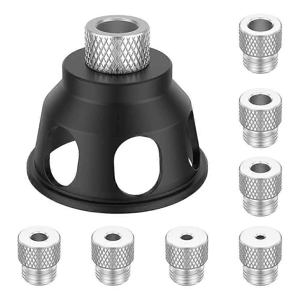 Vertical Drill Guide Doweling Jig Kit, Woodworking Punching Tool Accessory with 3-10mm Drill Sleeves,for Carpentry Tool
