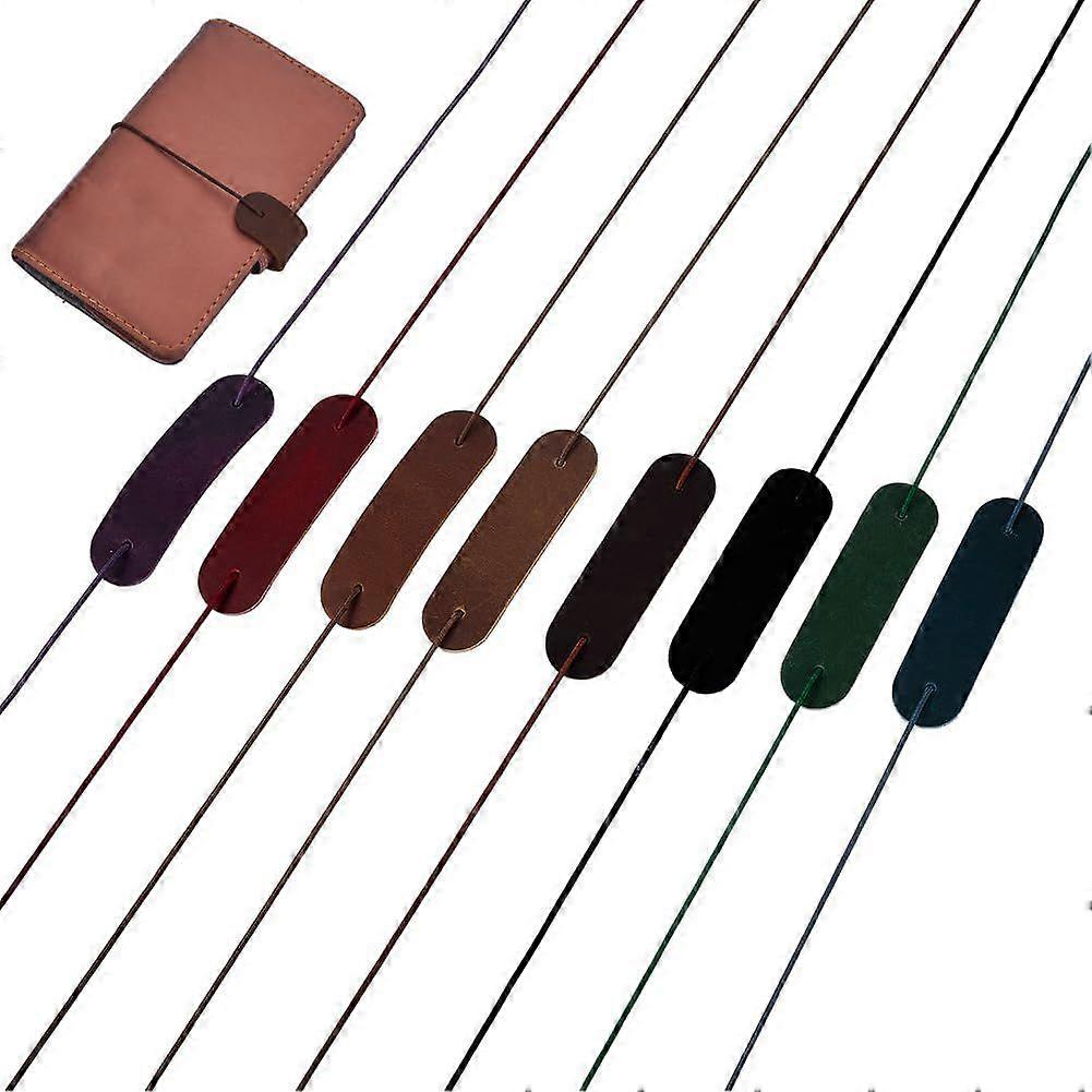 8 Pcs Elastic Band Holder for Notebook with Ropes Adjustable Strap Band Holders for Hardcover Journals Planners Binders