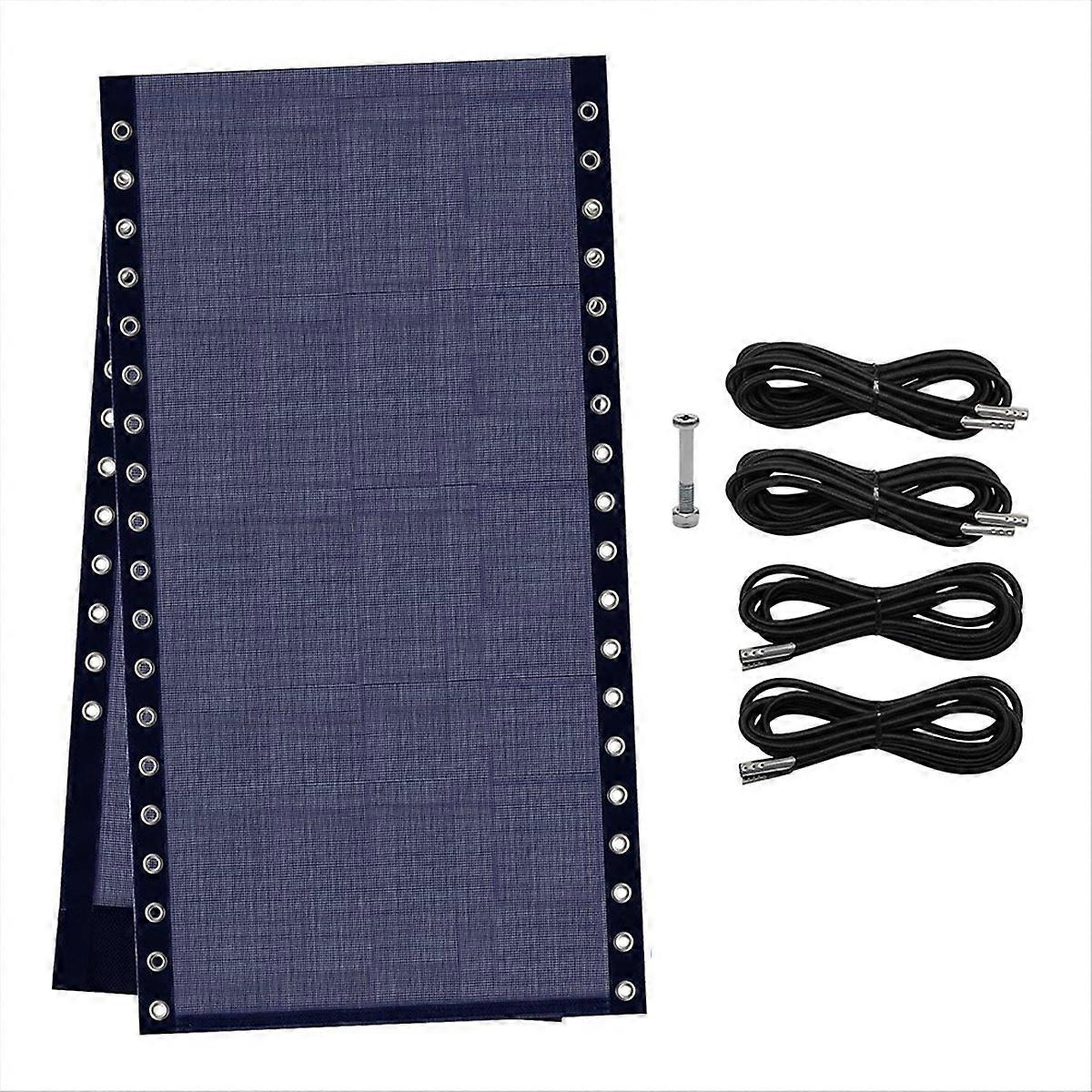 Chair Replacement Fabric with 4 Bungee Cord Cloth Mesh Repair Kit C