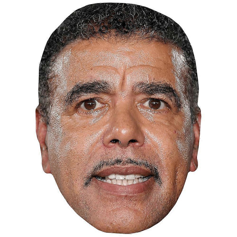 Chris Kamara (Moustache) Big Head. Larger than life mask.